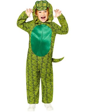 Amscan Kostüm Krokodil Kostüm für Kinder - Onesie, Overall Tier