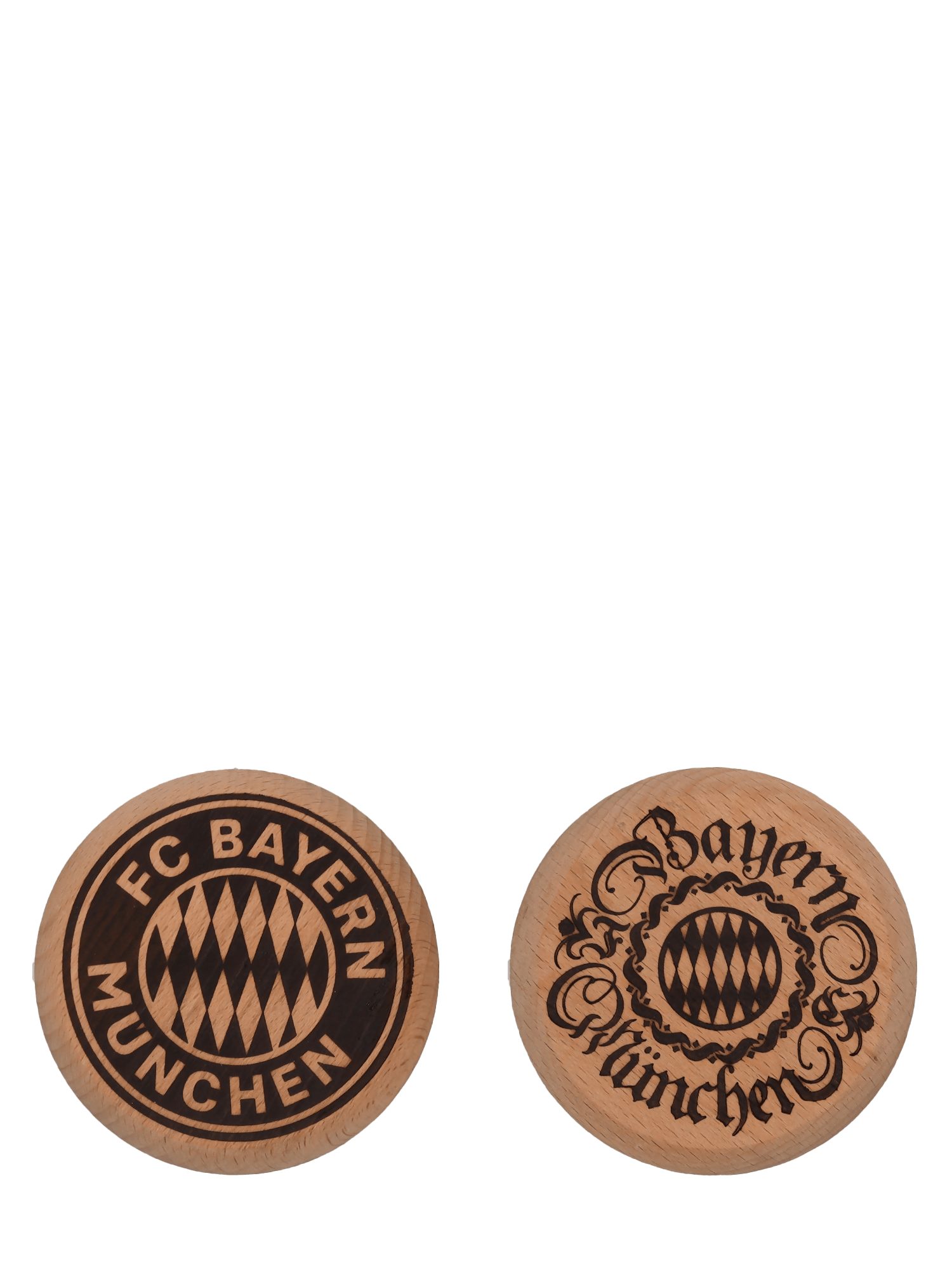 FC Bayern München Bierkrug FC Bayern München I Bierkrugdeckel Wiesn™ 2er Set I Getränkeschutz, Holz