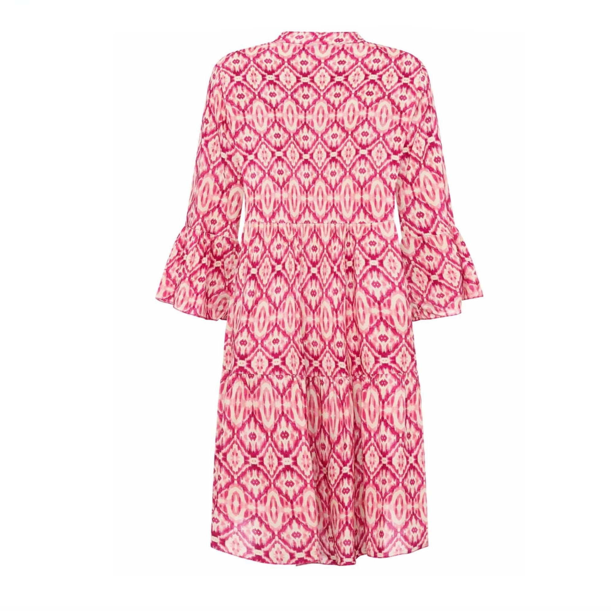 Farbe Toskana pink-pink oder blau pink Kleid Sommerkleid Zwillingsherz