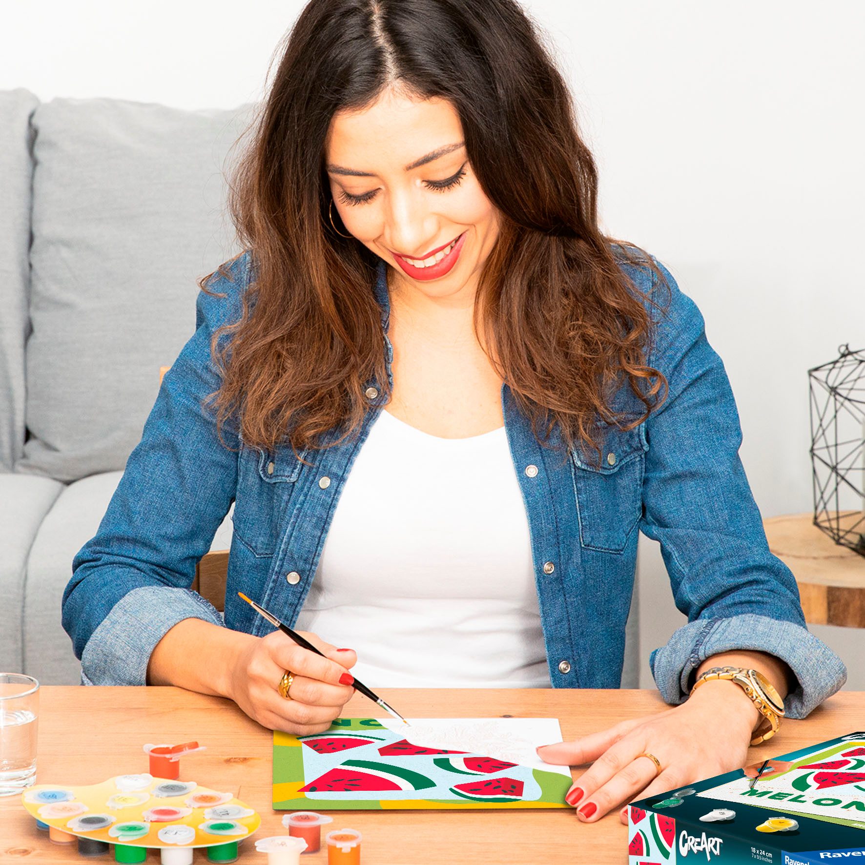 Ravensburger Malen nach Zahlen CreArt, Melonen, für Erwachsene; Made in Europe