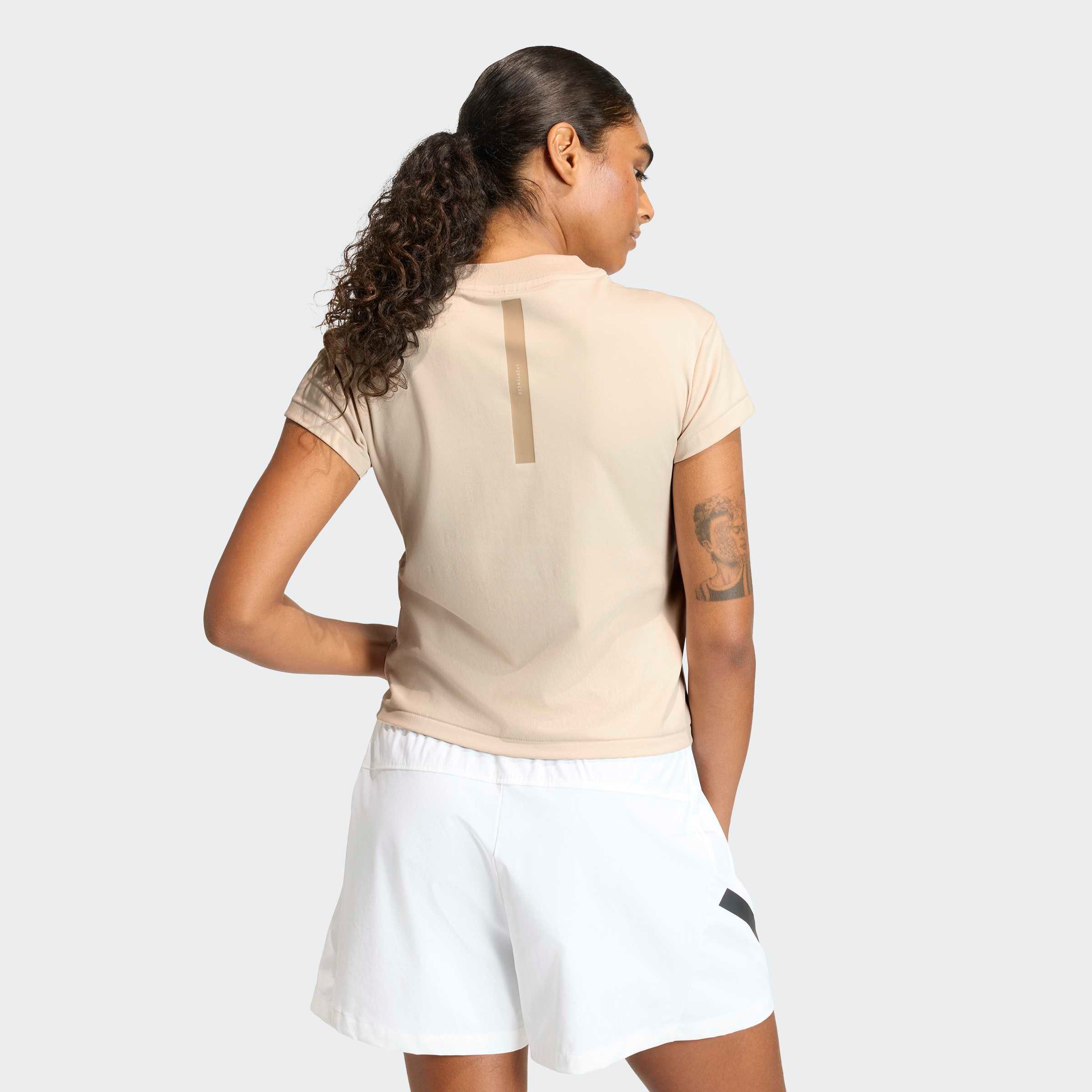 adidas Sportswear T-Shirt W Z.N.E. BB TEE mit sportlichem Stil, ohne Verschluss, aus Polyester