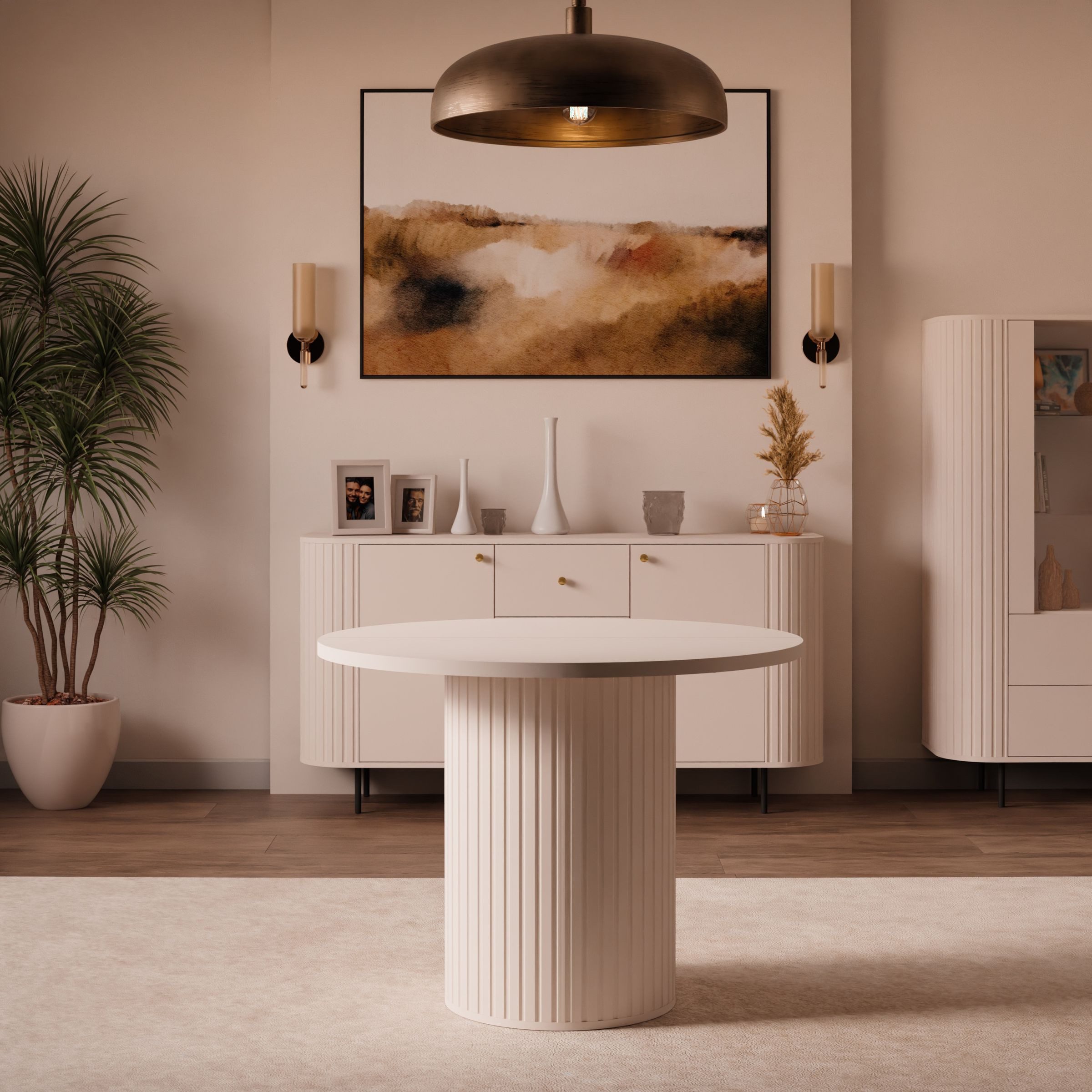 Küchen-Preisbombe Esstisch Ovalio Typ 204 Tisch ausziehbar 100-188 Wohnzimmer Esszimmer Rund Oval