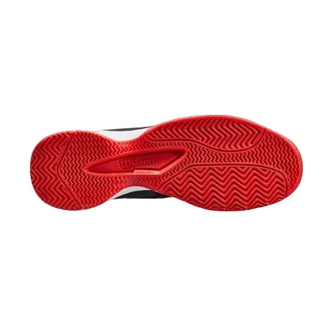Wilson Rush Pro L Allcourt schwarz/rot Kinder Tennisschuh