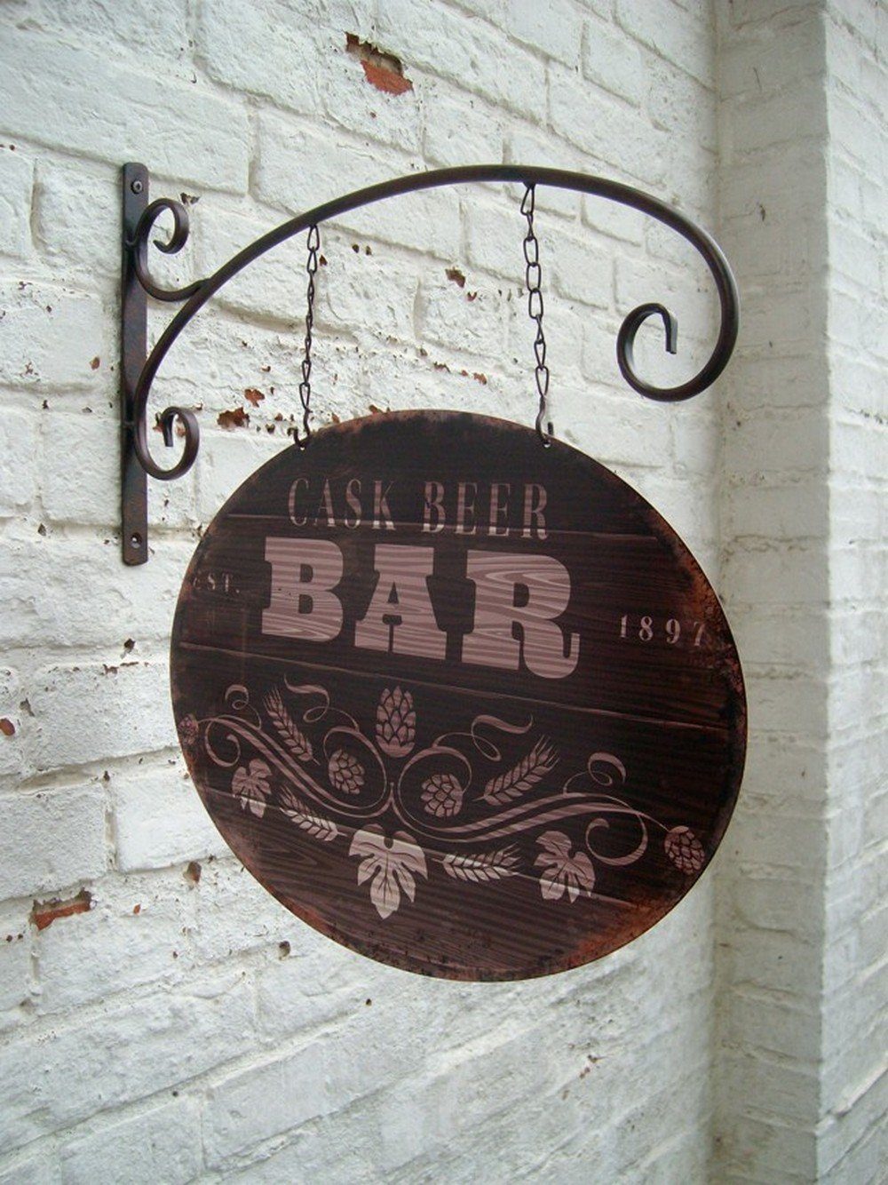Deko-Impression Wanddekoobjekt Metallschild PUB / Beer günstig online kaufen