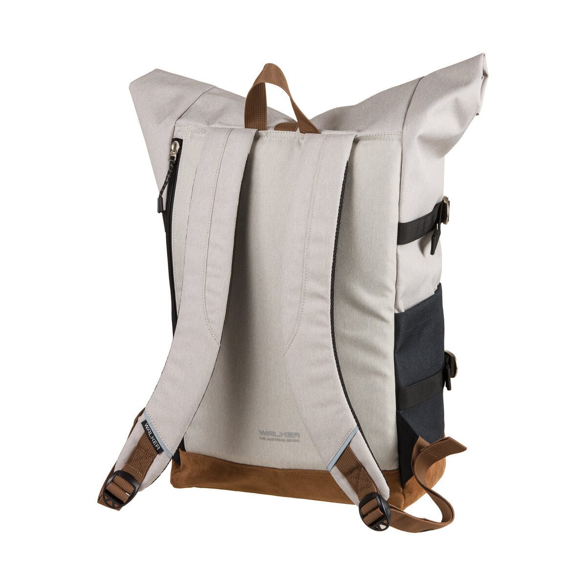 Walker by Schneiders Schulranzen Schulrucksack Roll up two - light grey.