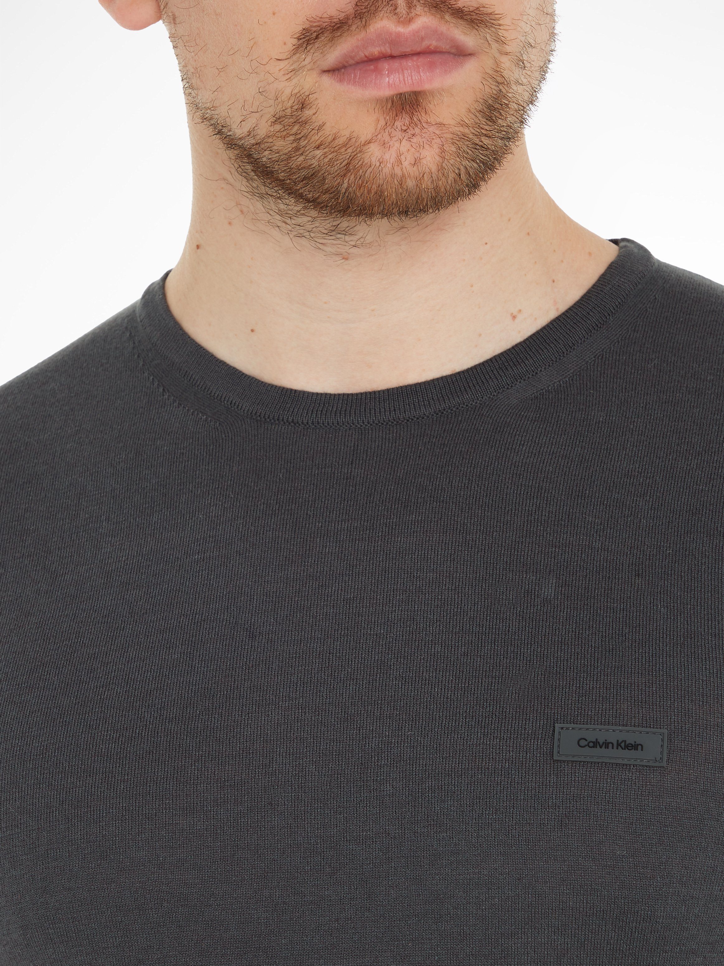 Calvin Klein Rundhalspullover COTTON SILK CN SWEATER