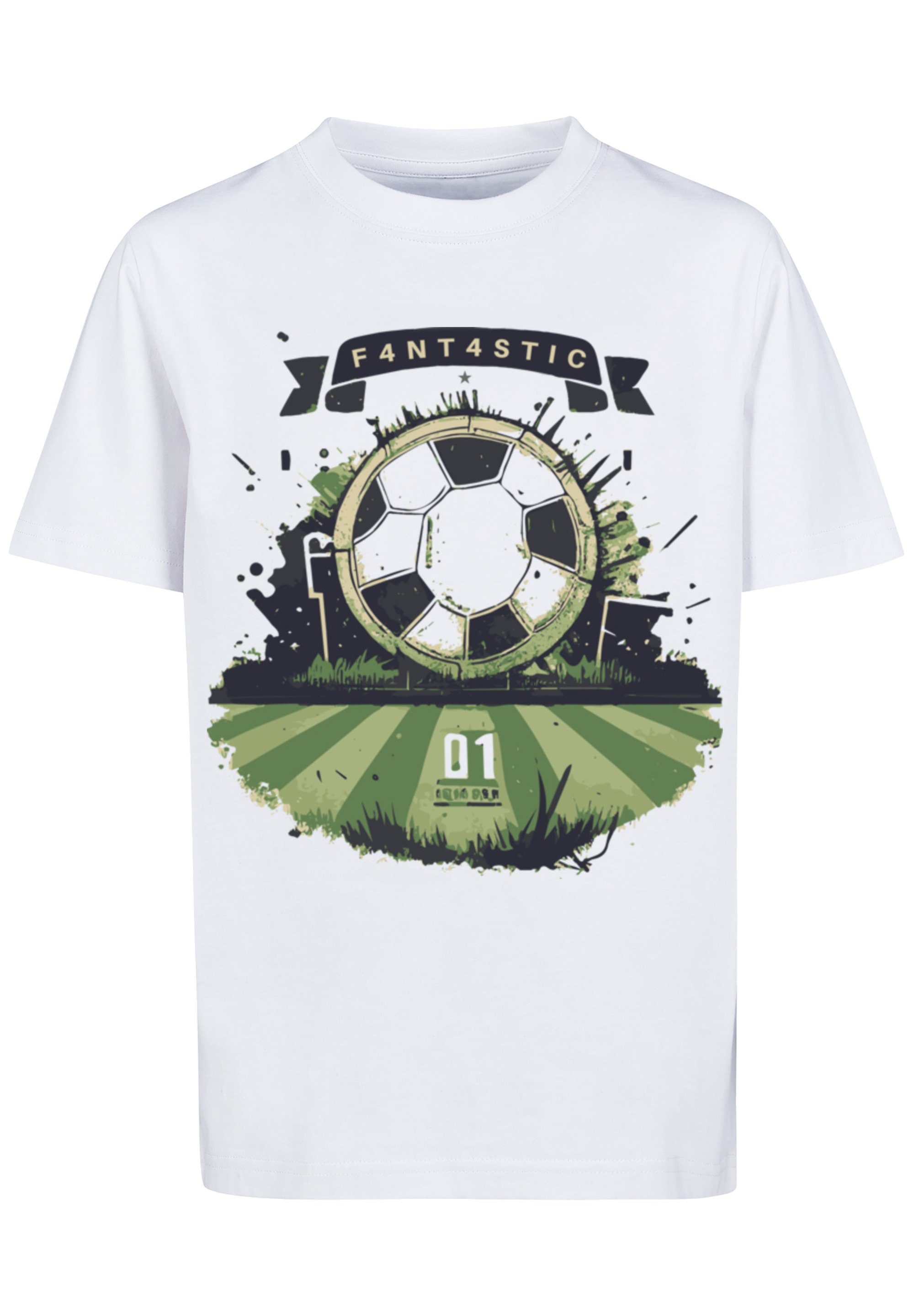 F4NT4STIC weiß Feld T-Shirt Print Fußball