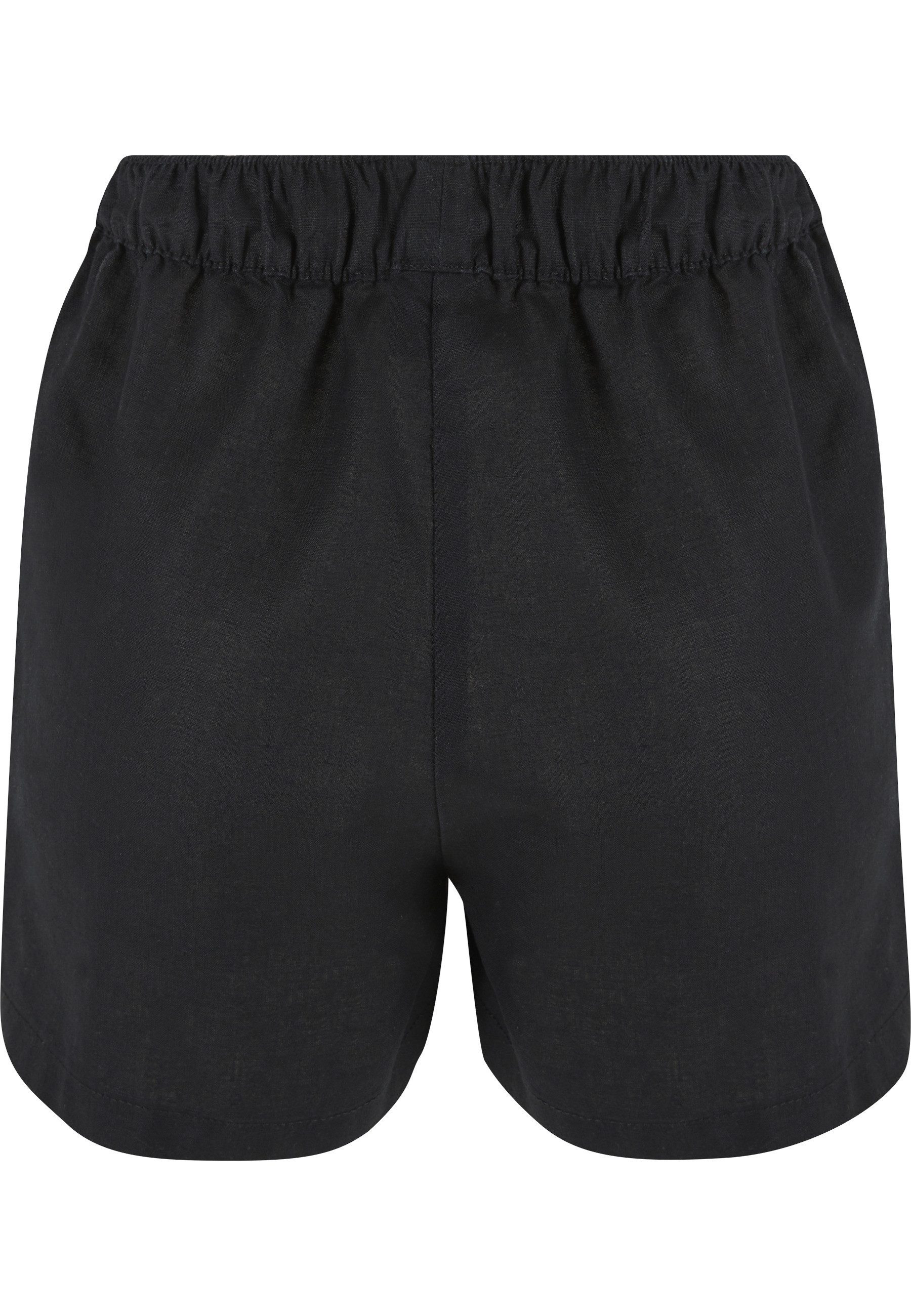 URBAN CLASSICS Shorts Urban Classics Damen Ladies Linen Mixed Boxer Shorts (1-tlg)