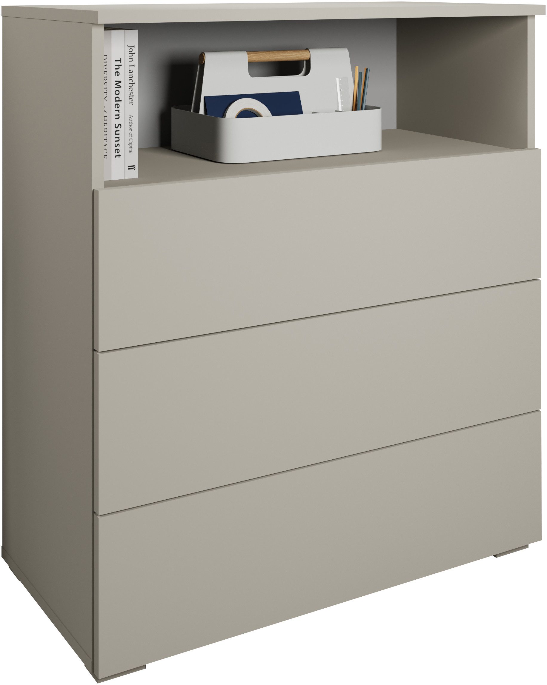 OTTO home Kommode Paris, mit 3 Schubkästen (Breite 70 cm)