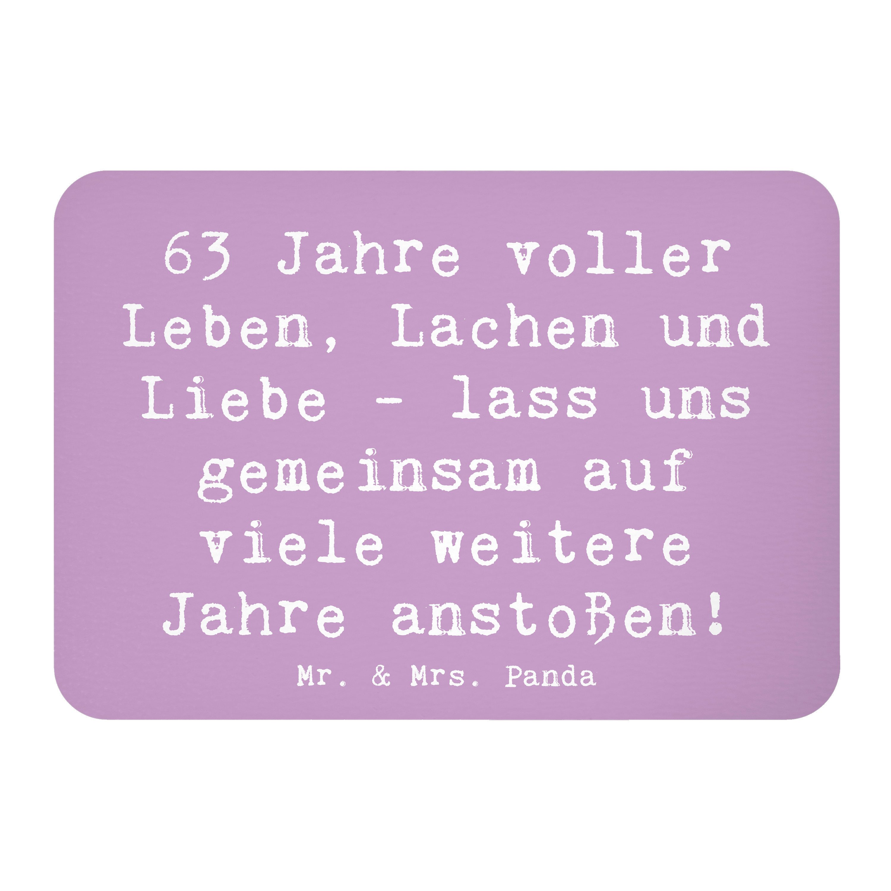 Magnet Spruch 63. Geburtstag Freude - Lavendeltraum - Geschenk, Liebe, Pinnw