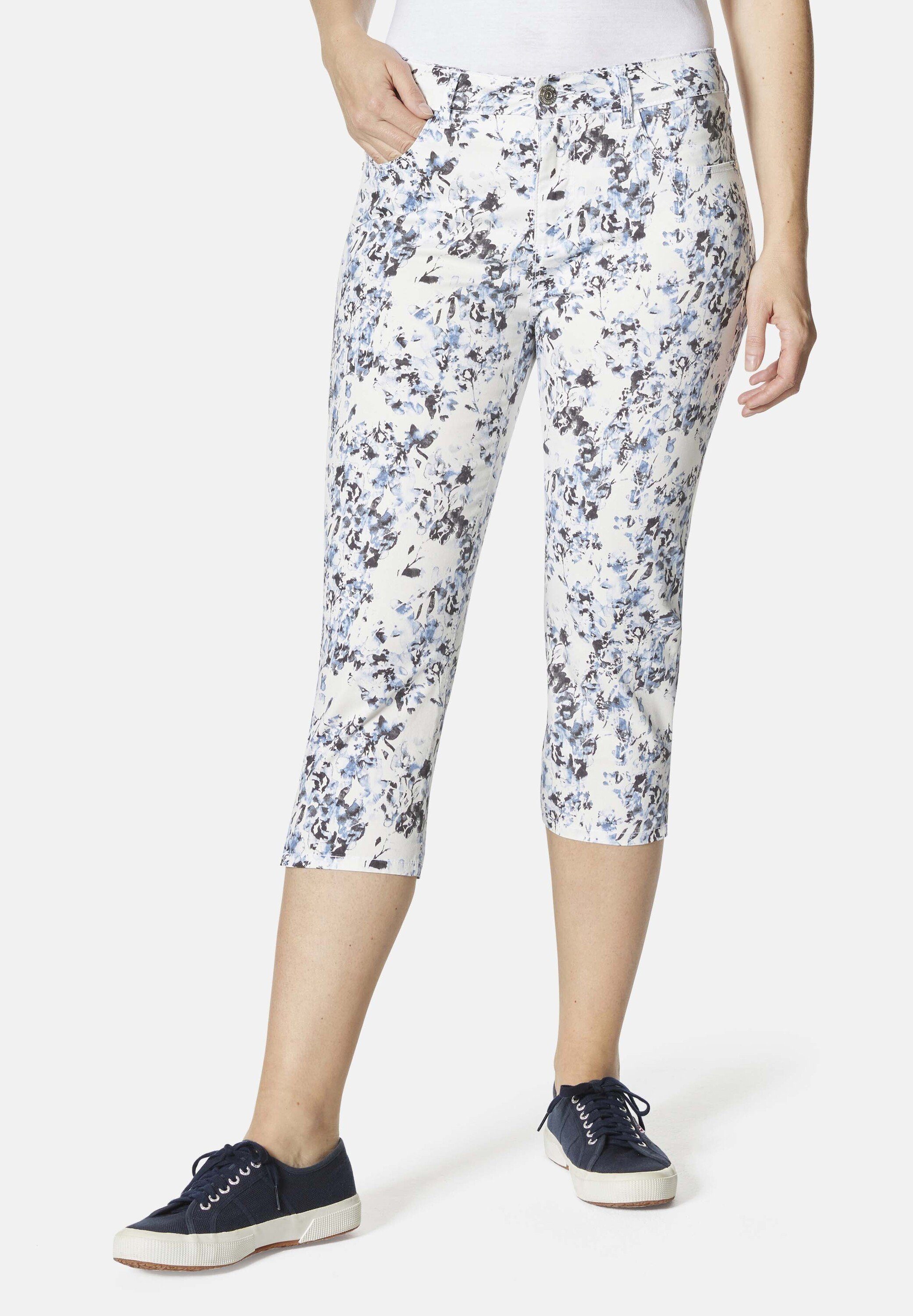 STOOKER WOMEN 7/8-Hose Tahiti Print Capri Slim Fit | Stoffhosen