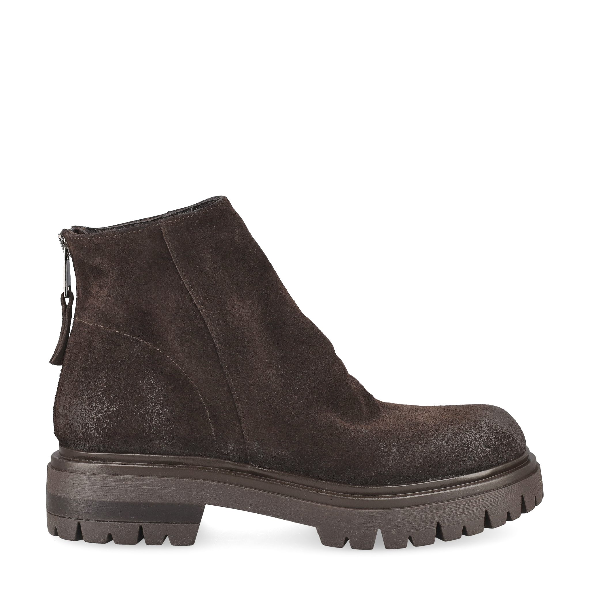 Elena lachi ELENAIACHI E4835 WASH VELOUR EBANO, Stiefeletten, Braun, Damen Stiefelette