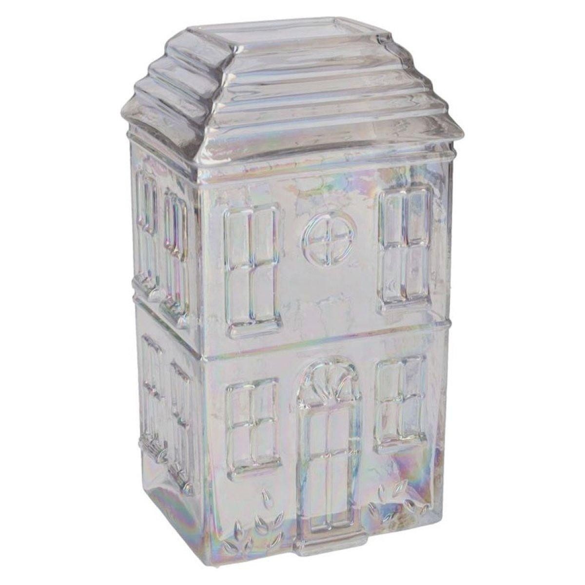 Giftcompany Dekovase Vase Haus Jacquard Transparent (25cm)