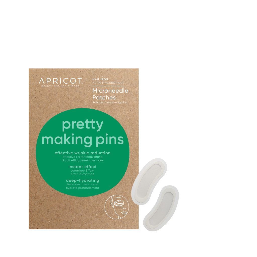 APRICOT Beauty Augenpatches APRICOT Hyaluron Micro-Needle Patches – 2 Pads zur Faltenbehandlung