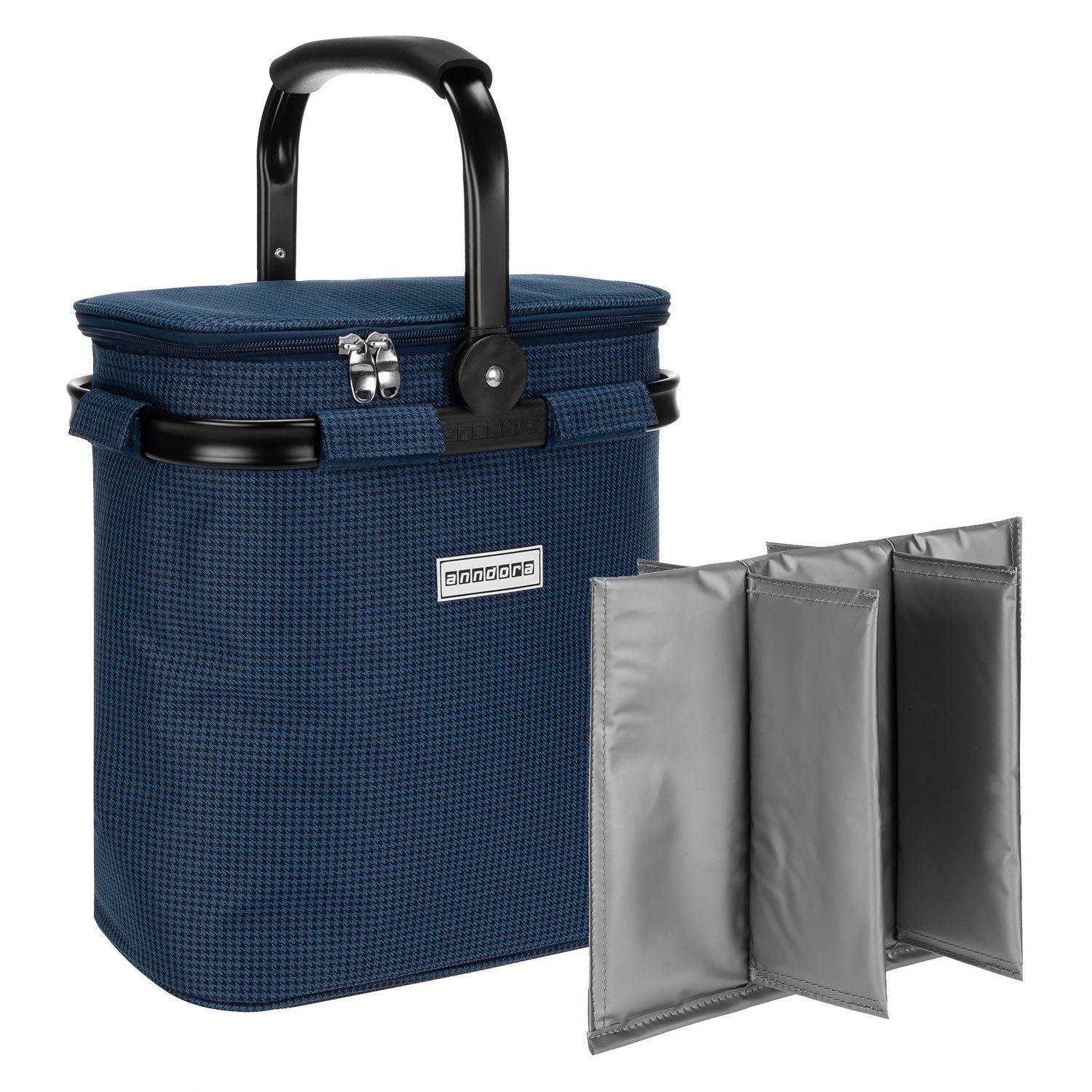 anndora Einkaufskorb Flaschenträger für 6 Flaschen mit Kühlfunktion, leicht günstig online kaufen