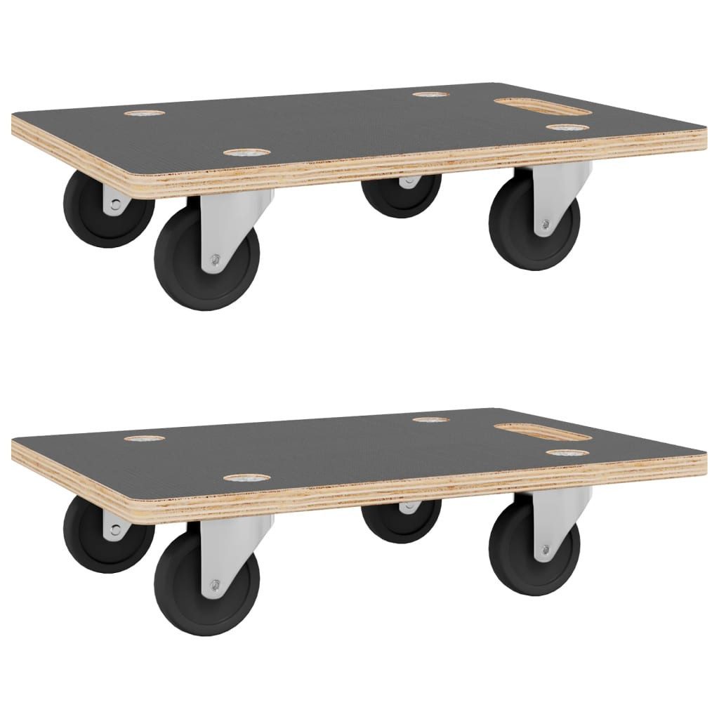 Transportroller Transportroller 2 Stk. Rechteckig 80x55x11,5 cm 250 kg