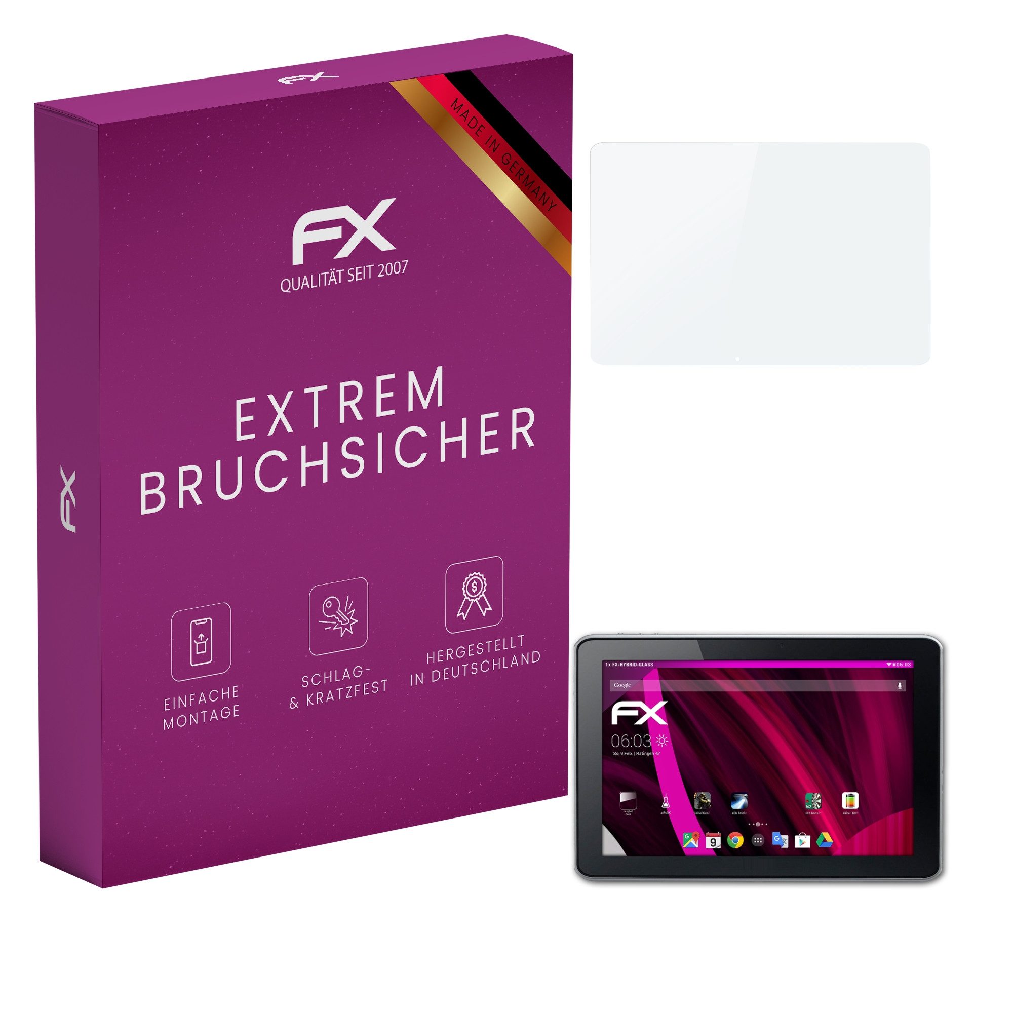 Schutzfolie Panzerglasfolie für Acer Iconia A700