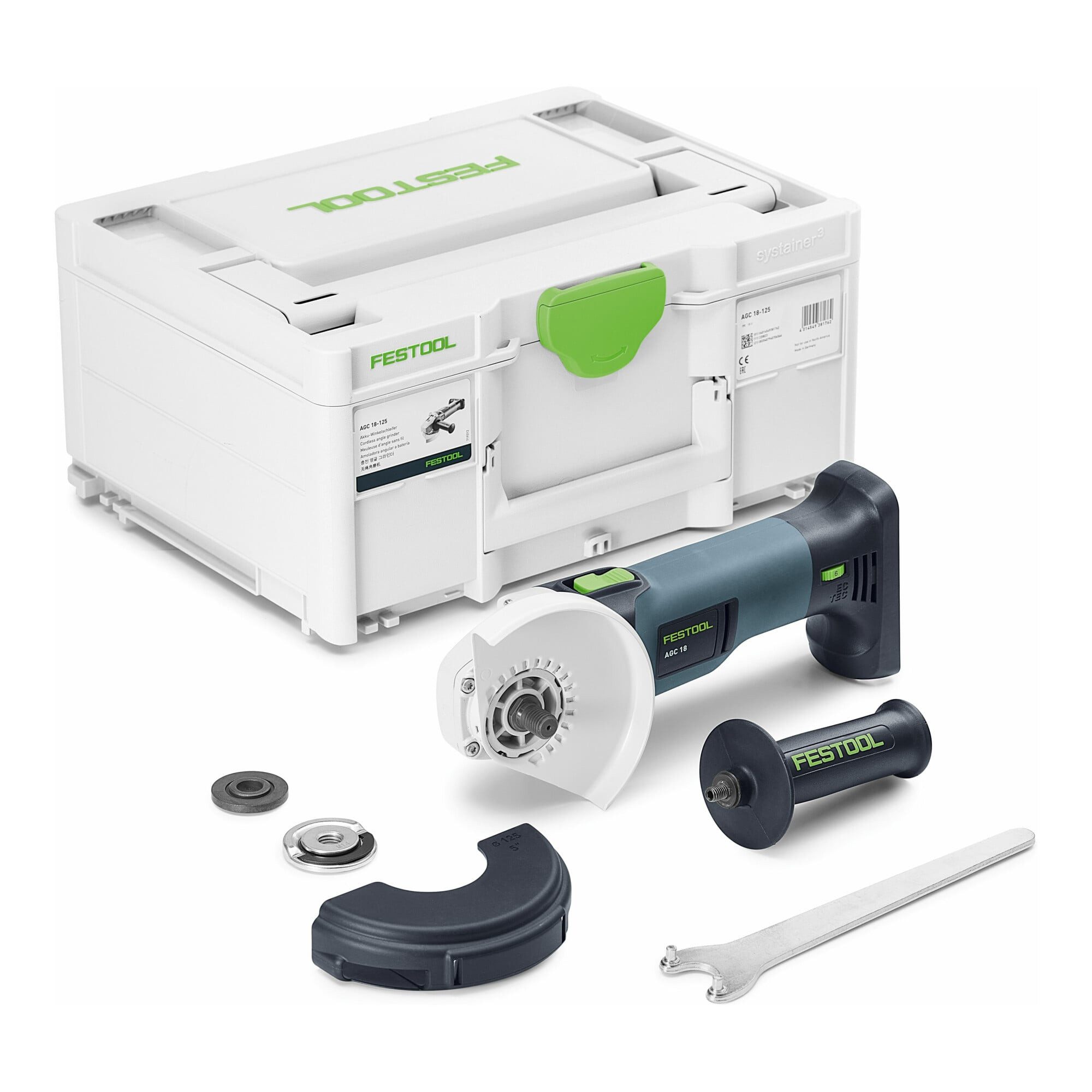 FESTOOL Akku-Winkelschleifer Festool Akku-Winkelschleifer AGC 18-125 EB-Basic