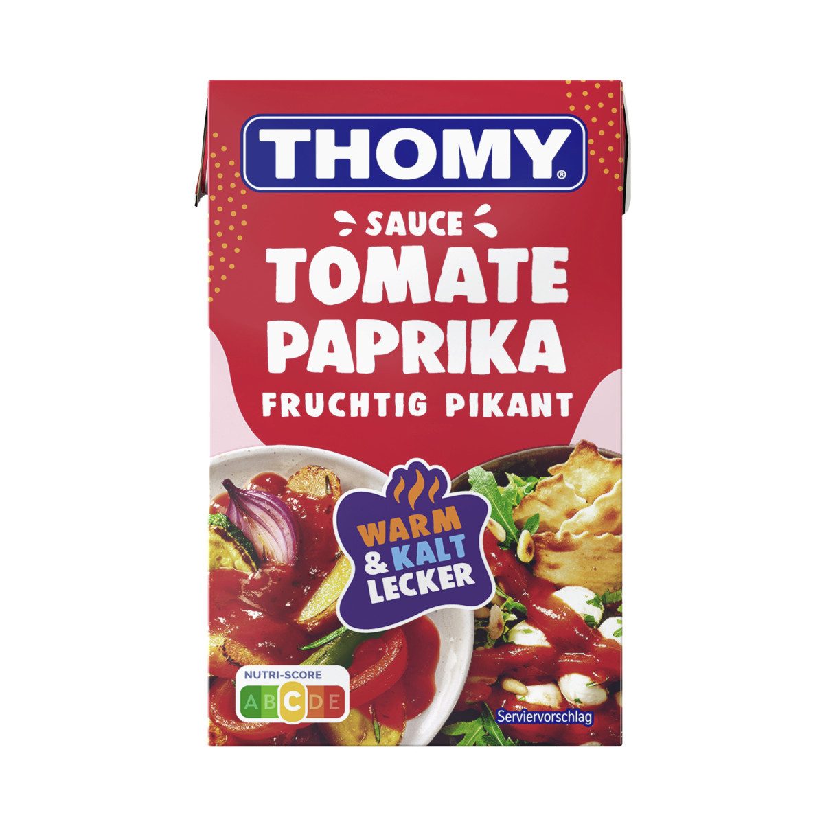 THOMY Gewürz, Thomy Les Sauces Tomaten Paprika fruchtig-pikant Packung 250ml