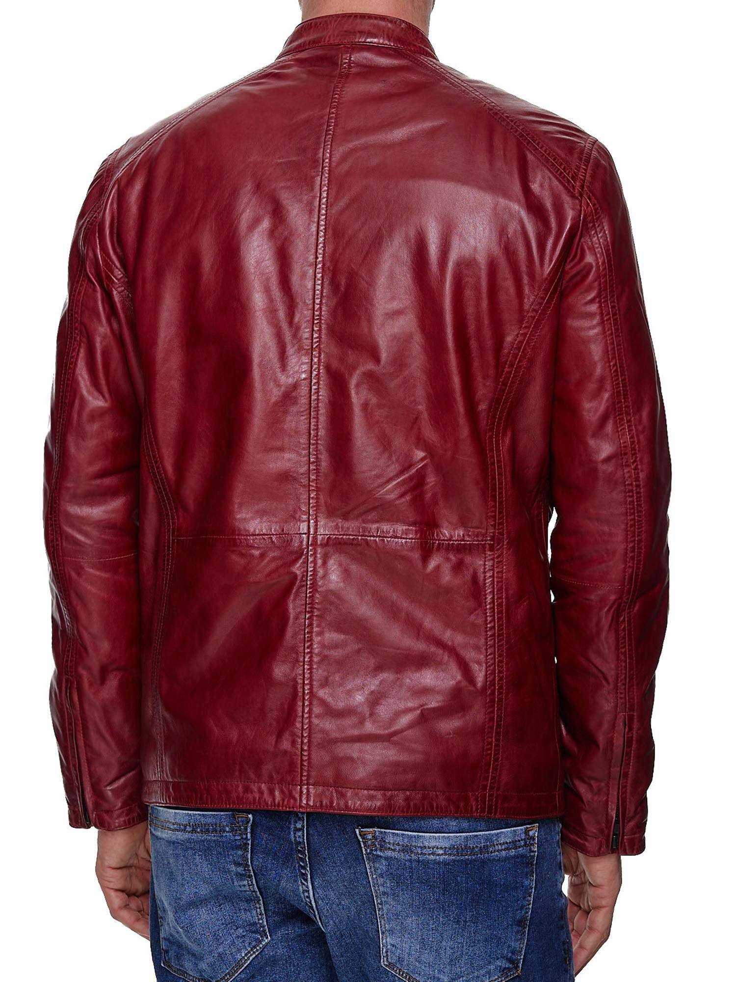 Tazzio Lederjacke 19707 moderne & zeitlose Echtleder Jacke