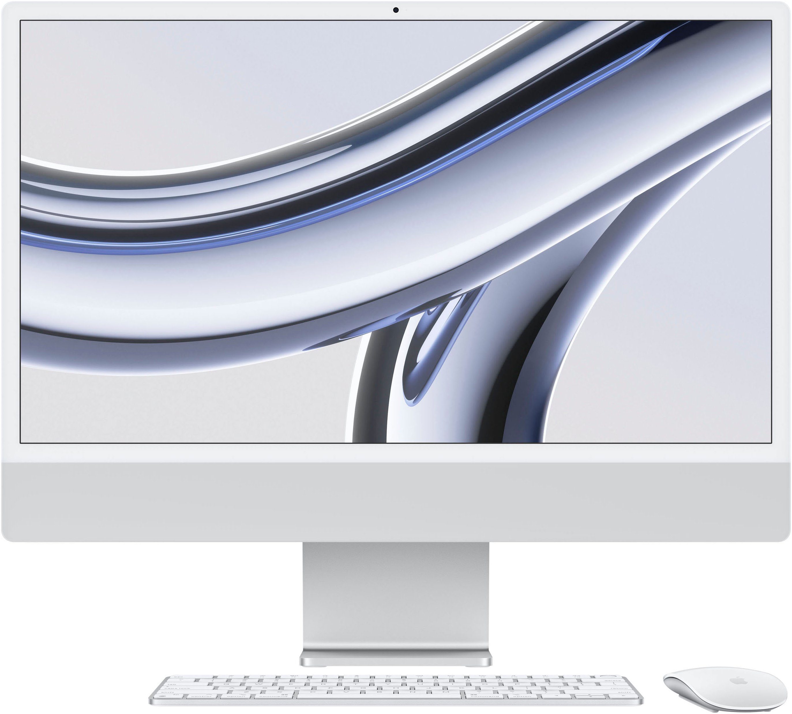 Apple iMac 24" iMac (23,5 Zoll, Apple Apple M3 M3, 8‑Core GPU, 8 GB RAM, 256 GB SSD)