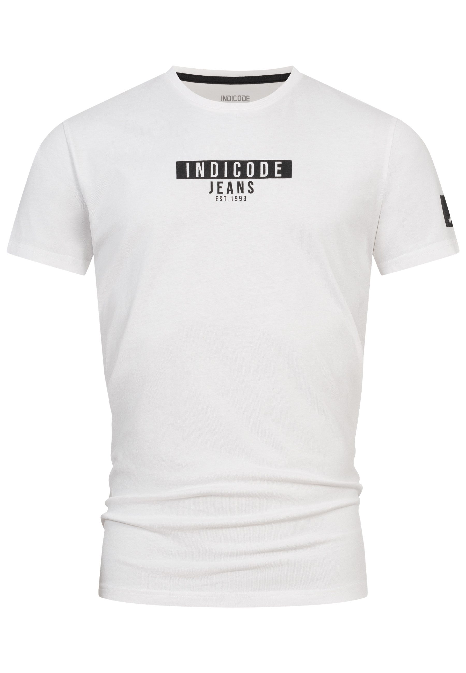 Indicode T-Shirt INVegas mit Rundhals-Ausschnitt und günstig online kaufen