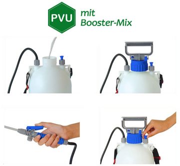 PVU Insektenspray Fliegen Bekämpfung mit Fortschrittlicher Mikrokapsel-Technologie, 5 l, Booster Mix, unmittelbarer Knock-down Effekt