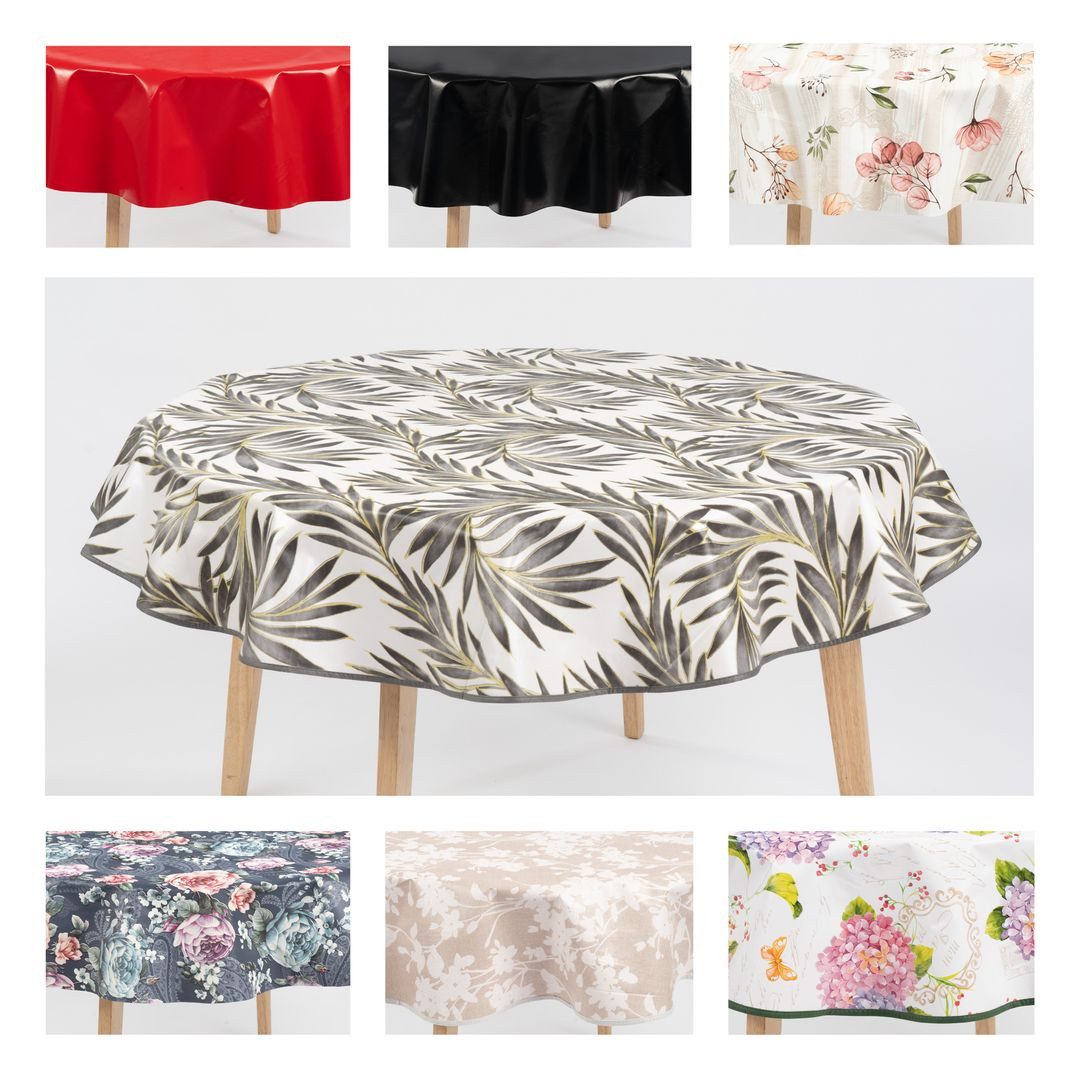 laro Tischdecke 140cm rund Wachstuchtischdecke mit günstig online kaufen
