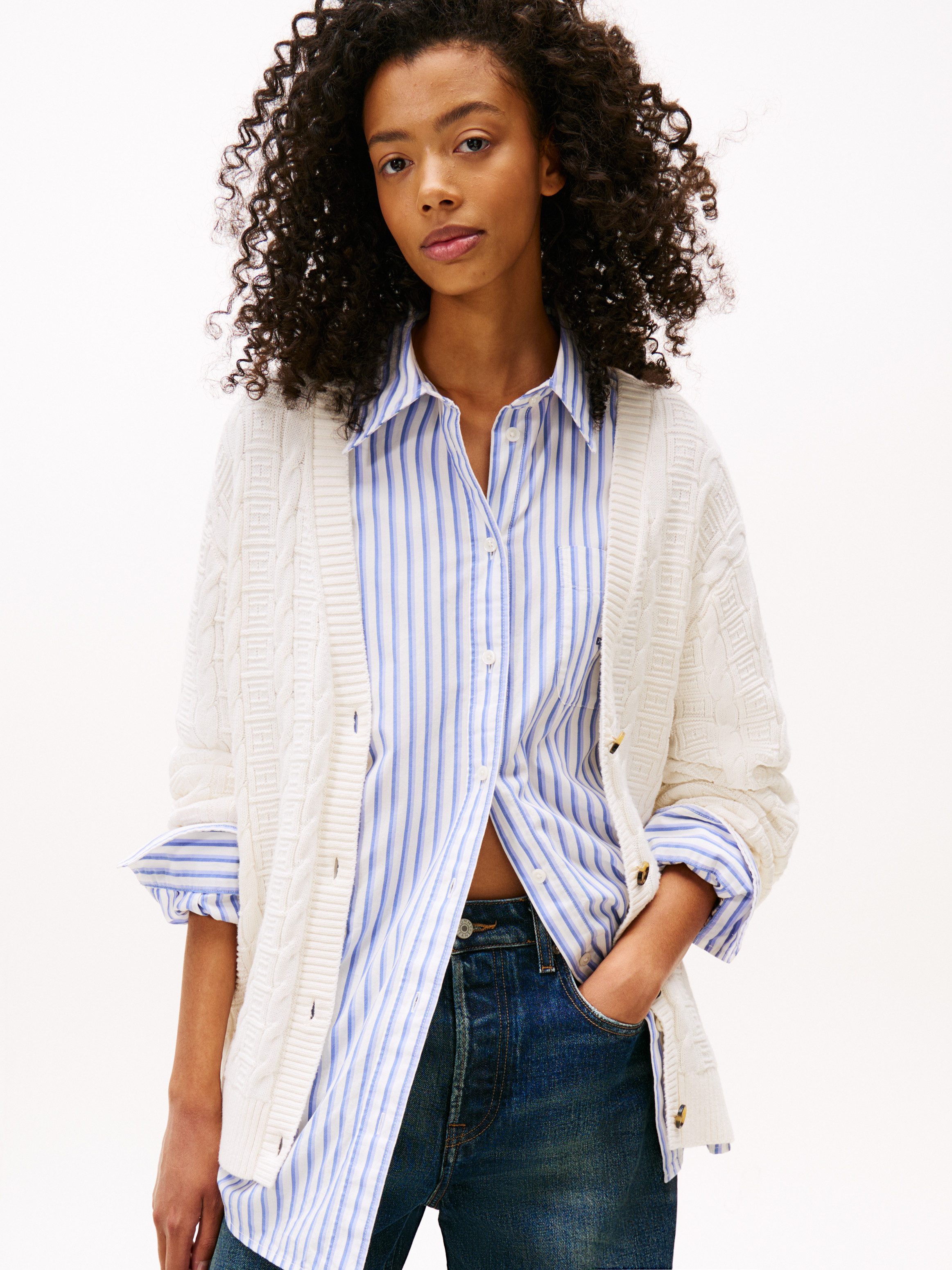 Tommy Jeans Strickjacke TJW CABLE CARDIGAN günstig online kaufen