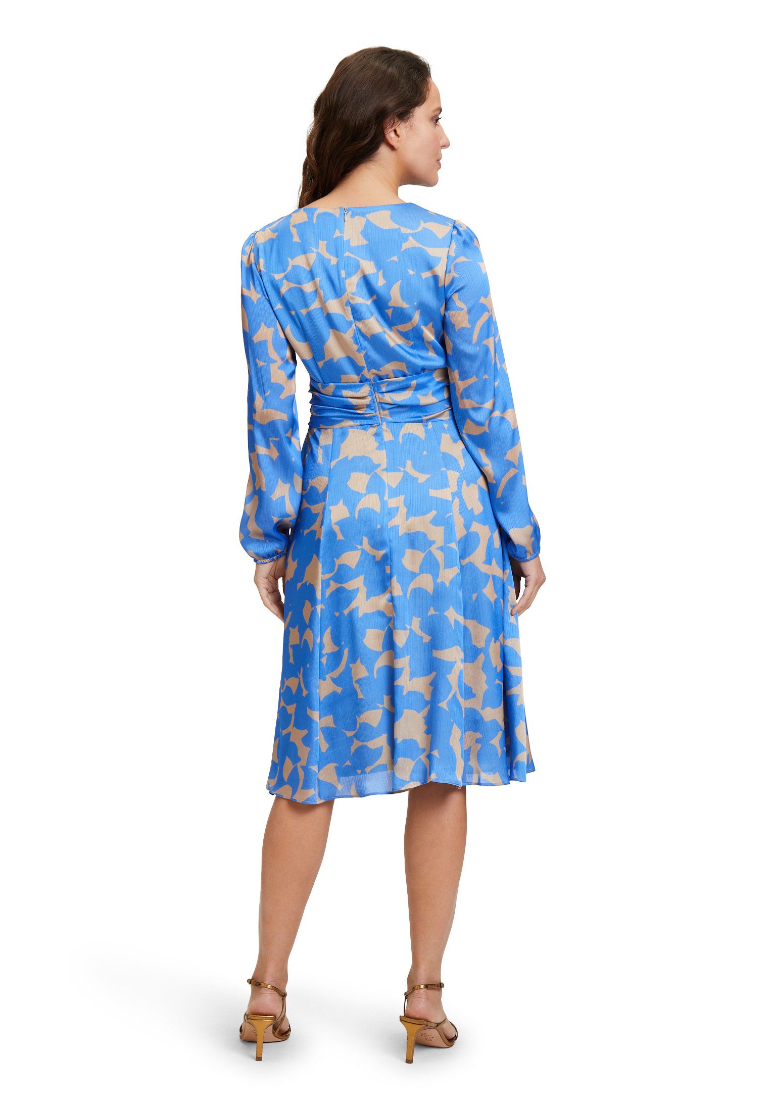 Betty&Co Chiffonkleid Betty & Co Chiffonkleid langarm Druck