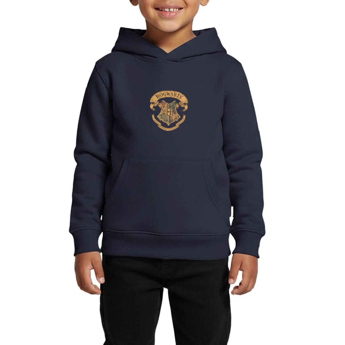 Spreadshirt Hoodie Harry Potter Hogwarts Wappen Kinder Premium Hoodie (1-tlg)
