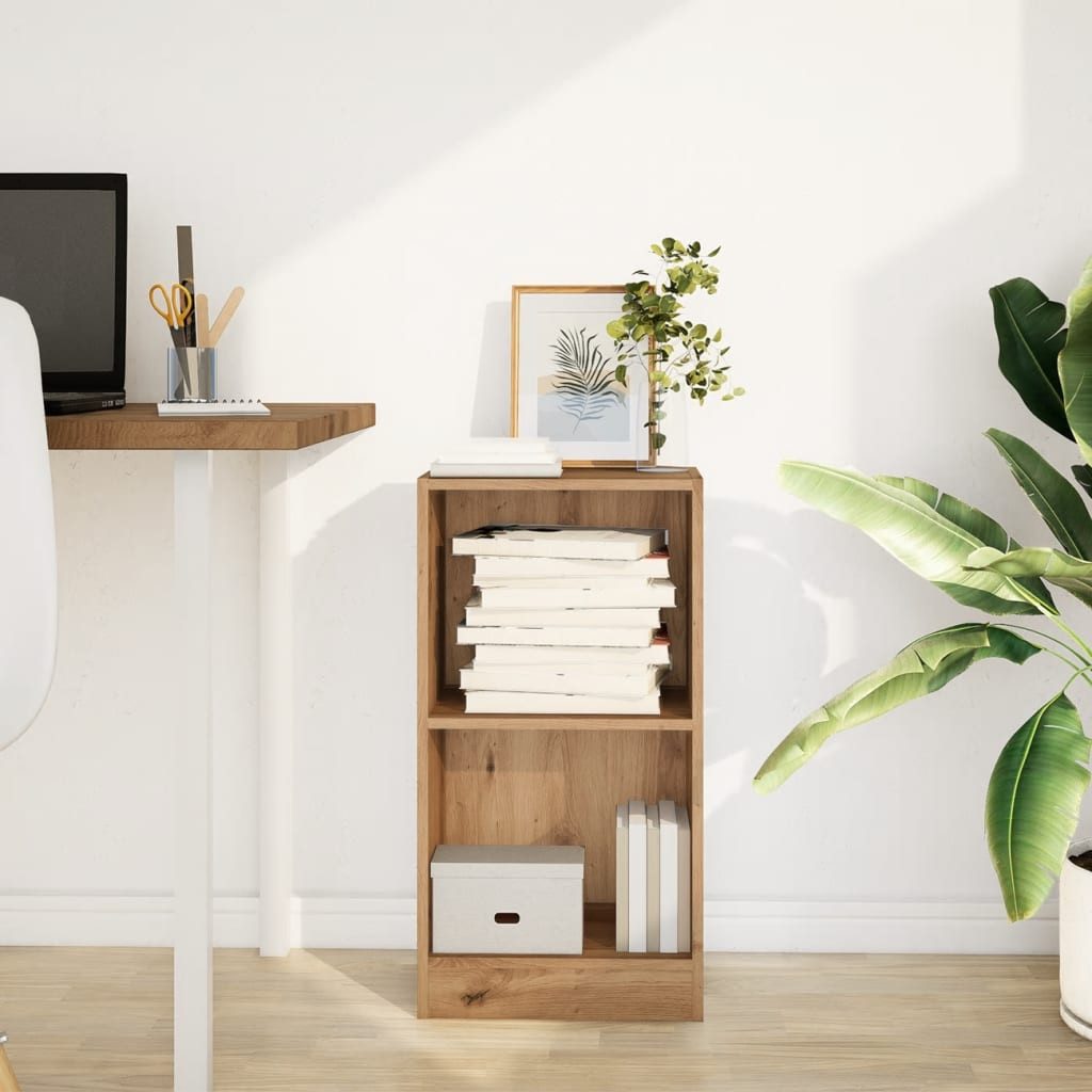 vidaXL Bücherregal Bücherregal Artisan-Eiche 40x24x76 cm Holzwerkstoff, 1-t günstig online kaufen