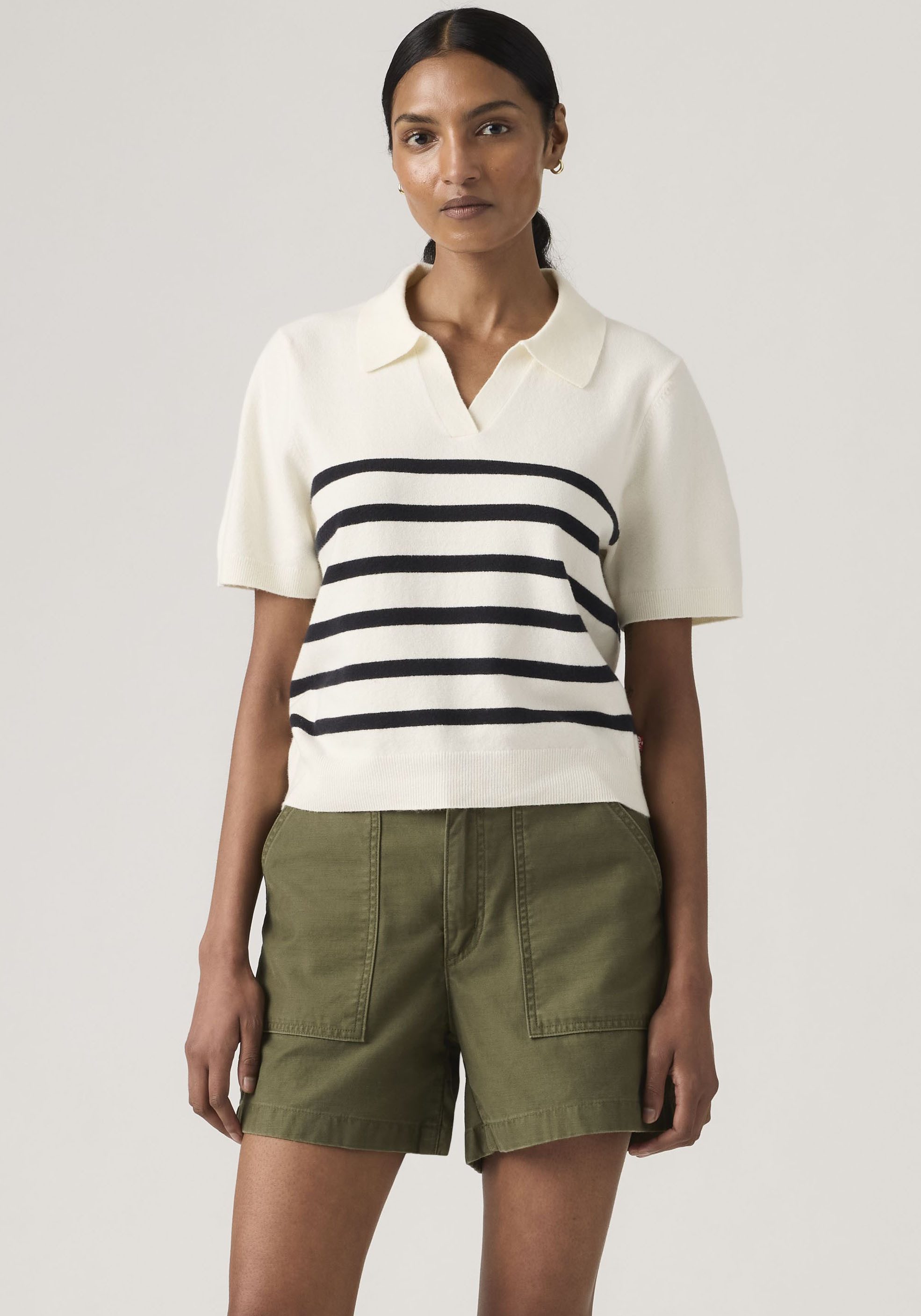 Levi's® Kurzarmpullover SUPER SOFT POLO SWEATER