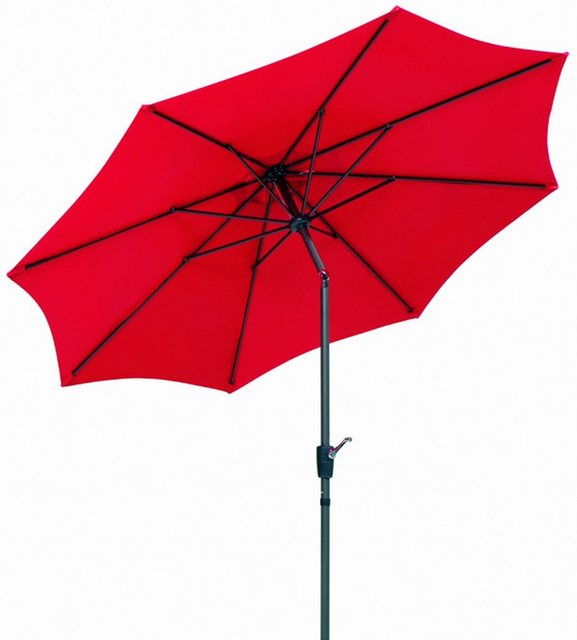 Schneider Schirme Schneider Sonnenschirm Harlem rot, Ø 270 cm, rot