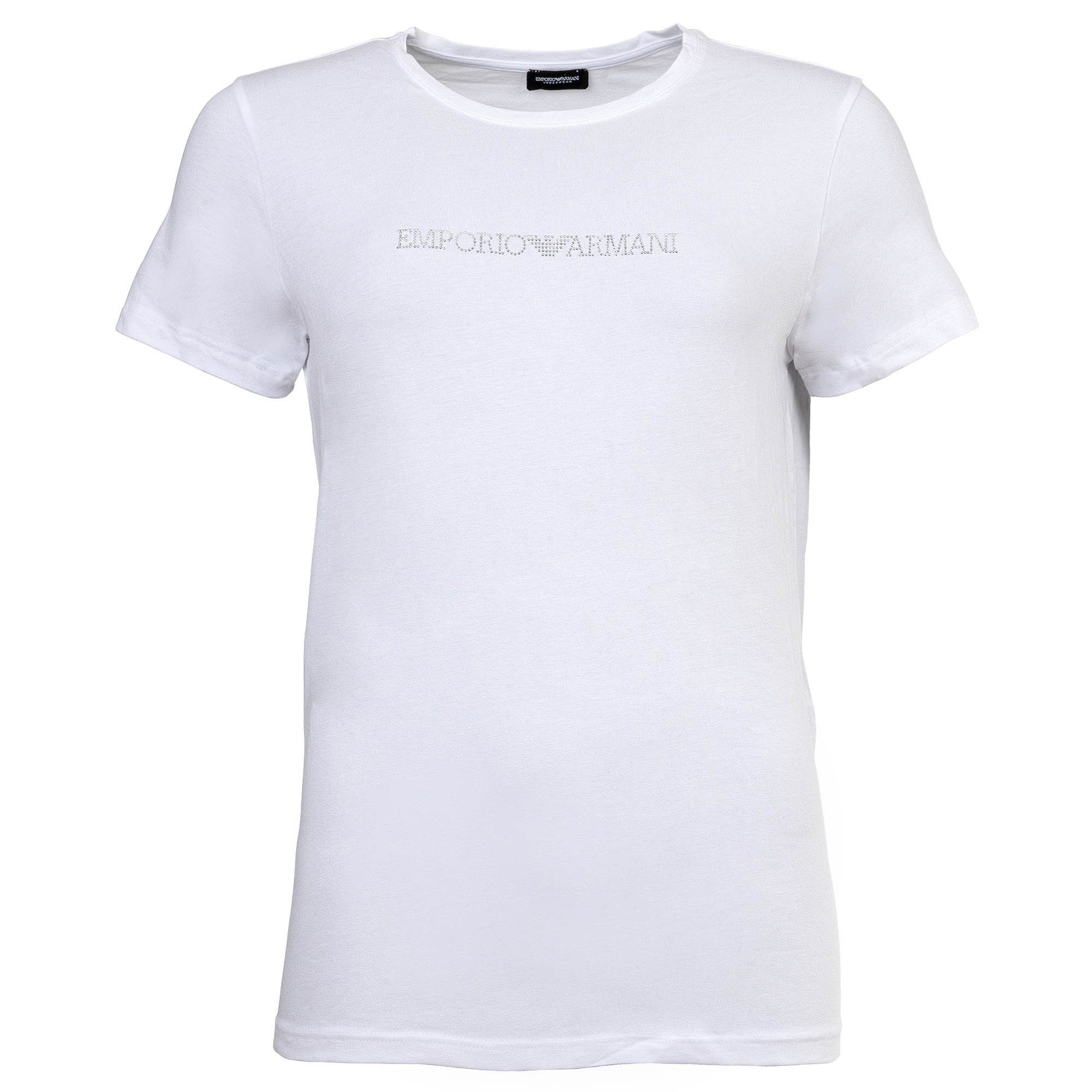 Emporio Armani T-Shirt Damen T-Shirt 1er Pack Baumwolle ESSENTIAL COTTON (Packung, 1er Pack)