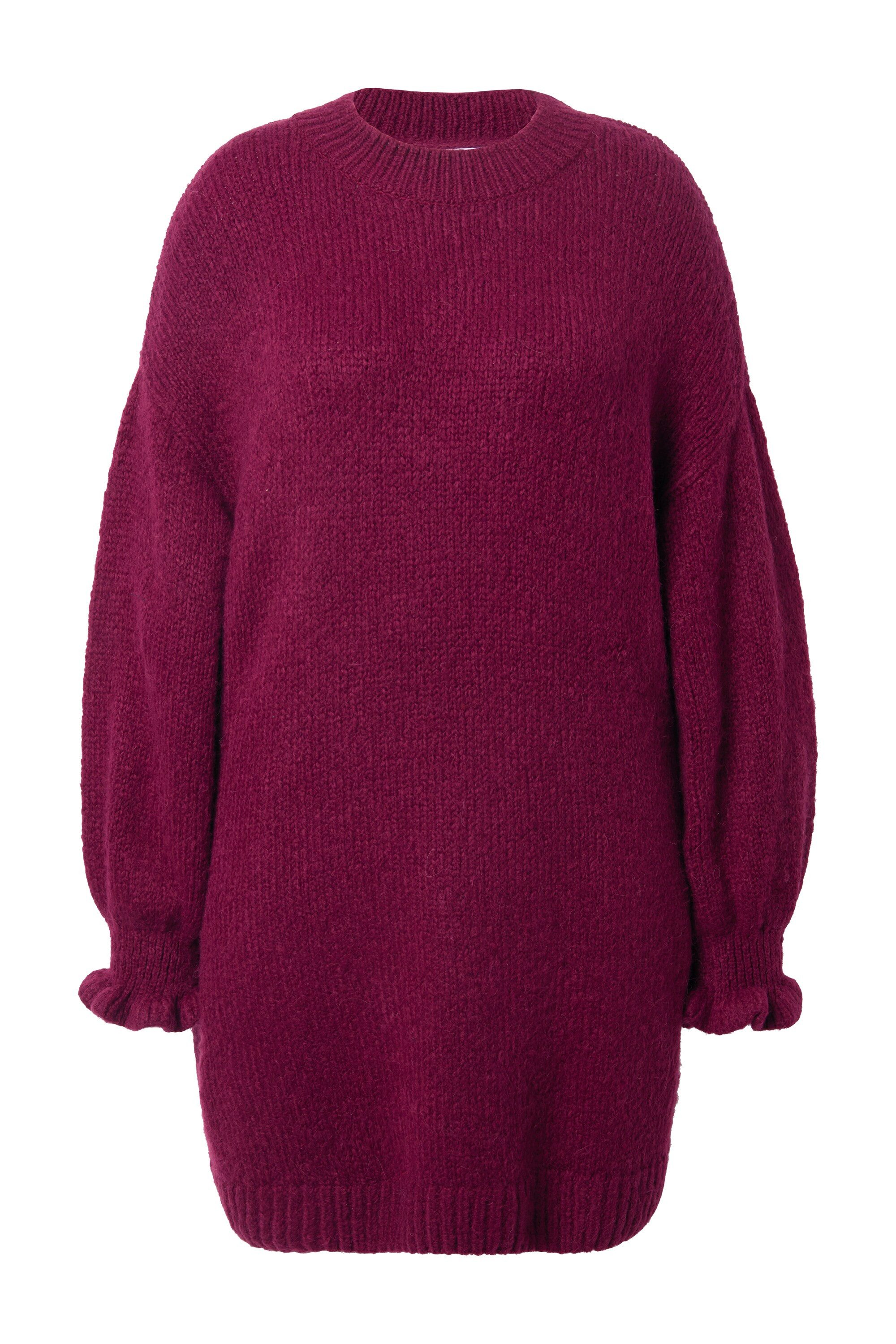 Studio Untold Jerseykleid Strickkleid oversized Rüschenärmel günstig online kaufen