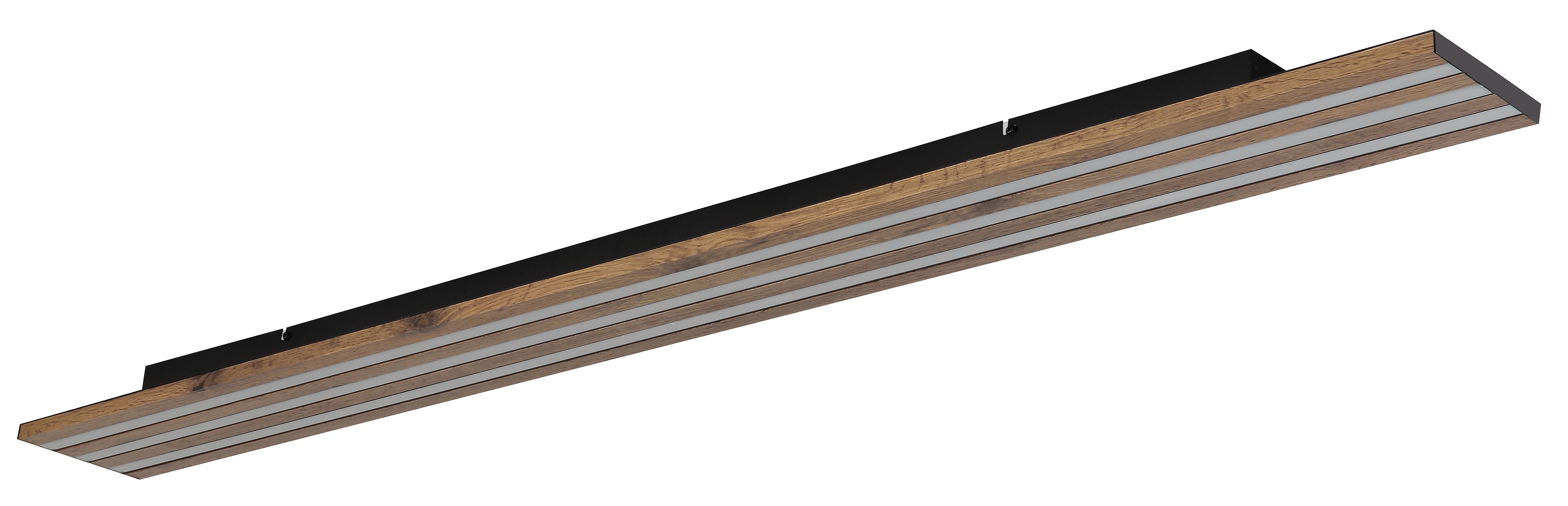 GLOBO LIGHTING Deckenleuchte HAYDEN, LED fest integriert, Schwarze LED-Deckenleuchte, dimmbar, smart, Fernbedienung & Nachtlicht