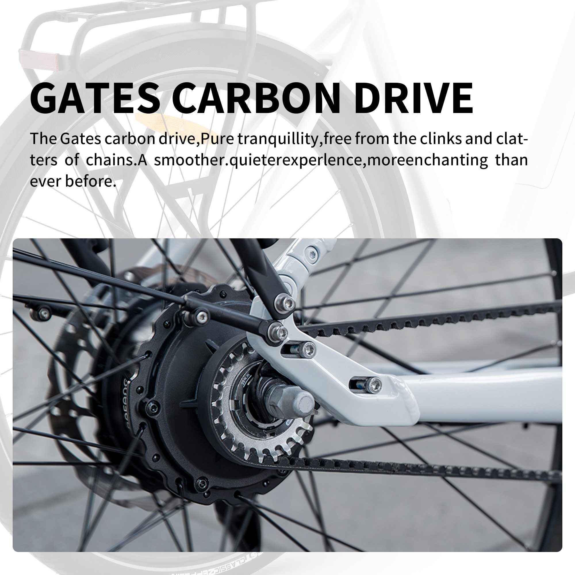 VECOCRAFT E-Bike Cityrad LUNA 2.0 360Wh 28 zoll e bike damen daul speed Riemenantrieb, 1 Gang, Heckmotor, 360 Wh