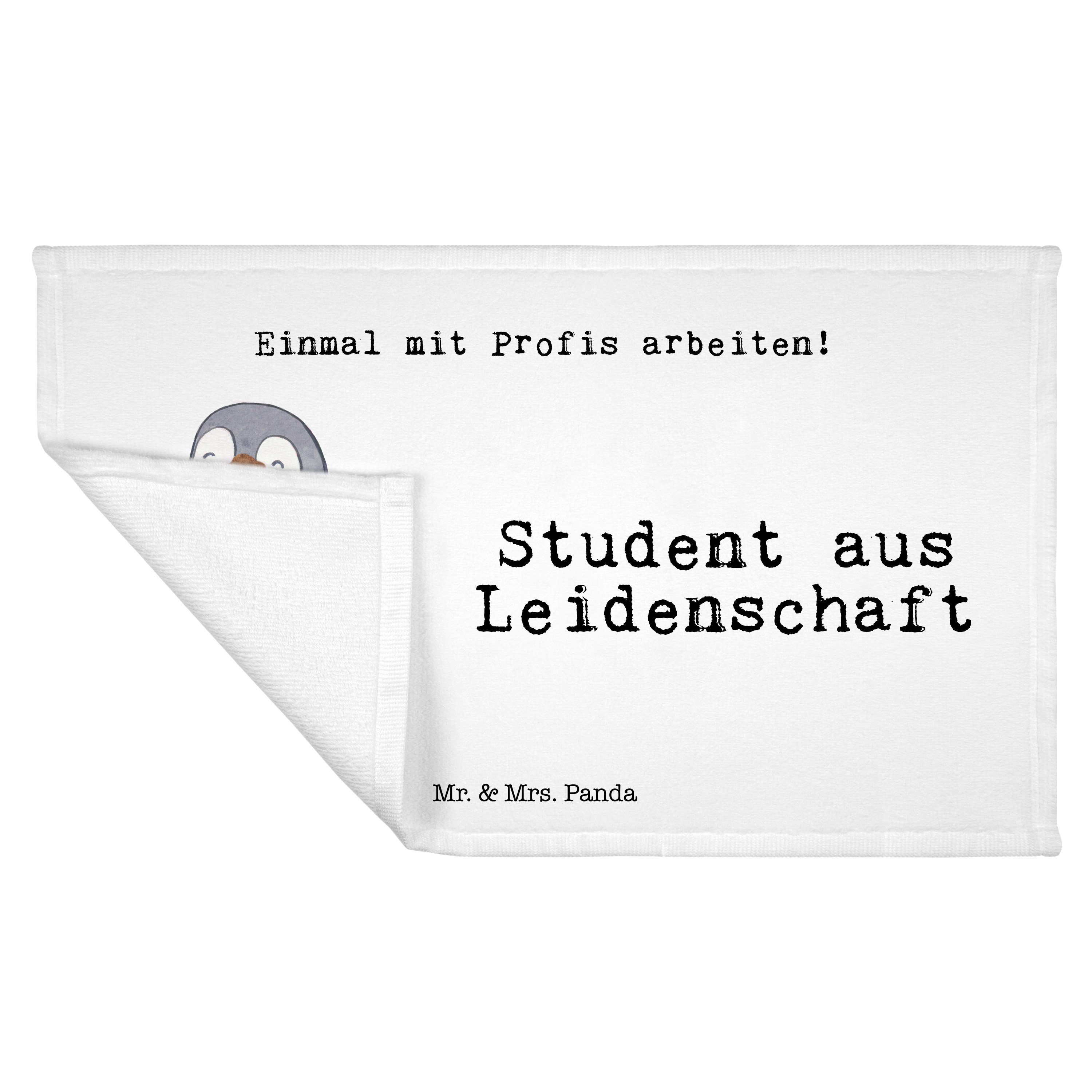 (1-St) - Geschenk, Frottier, Panda Handtuch Mr. & Leidenschaft - Handtuch, Student aus Mrs. Sport Weiß