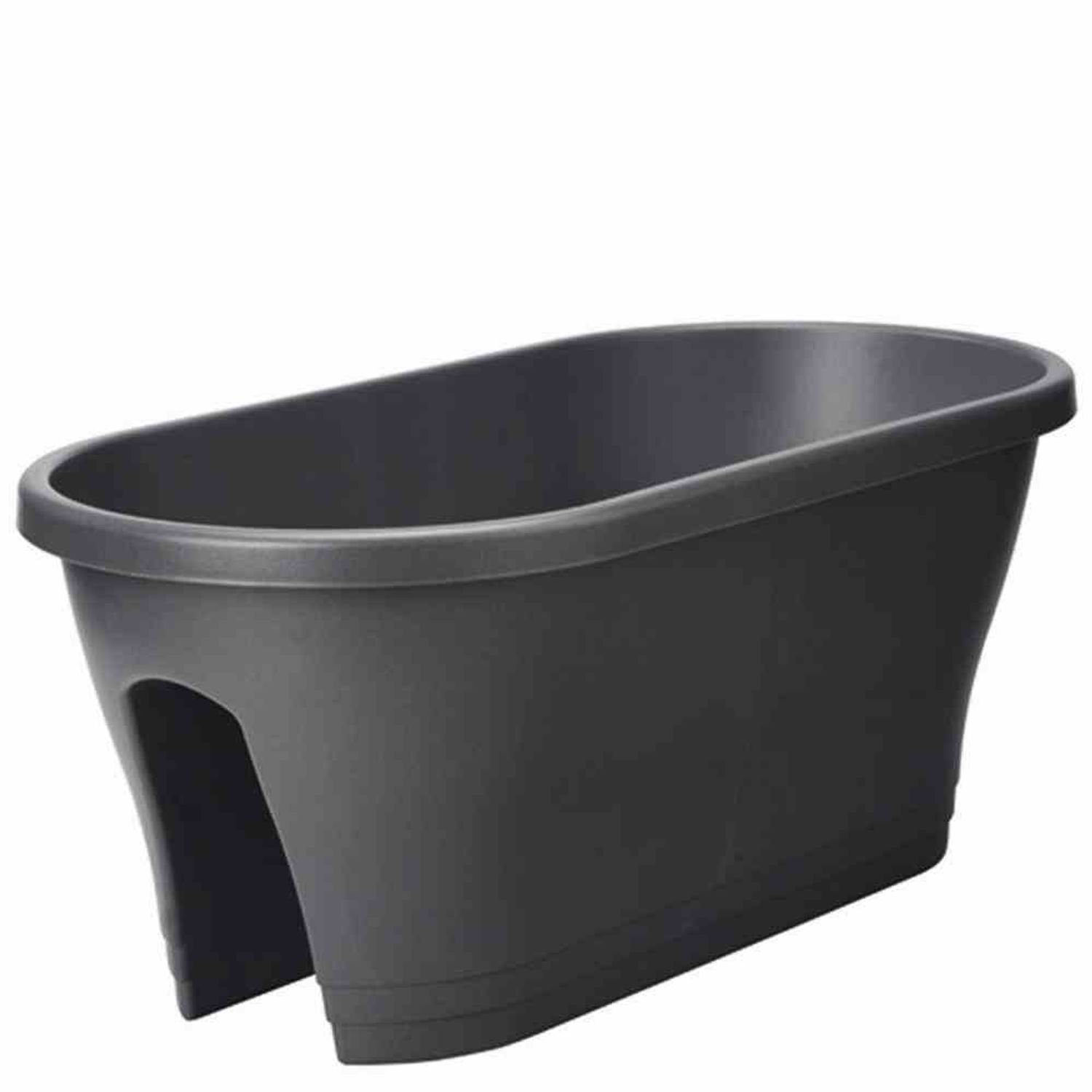 Elho Pflanzkübel Corsica Flower Bridge 60 cm anthrazit