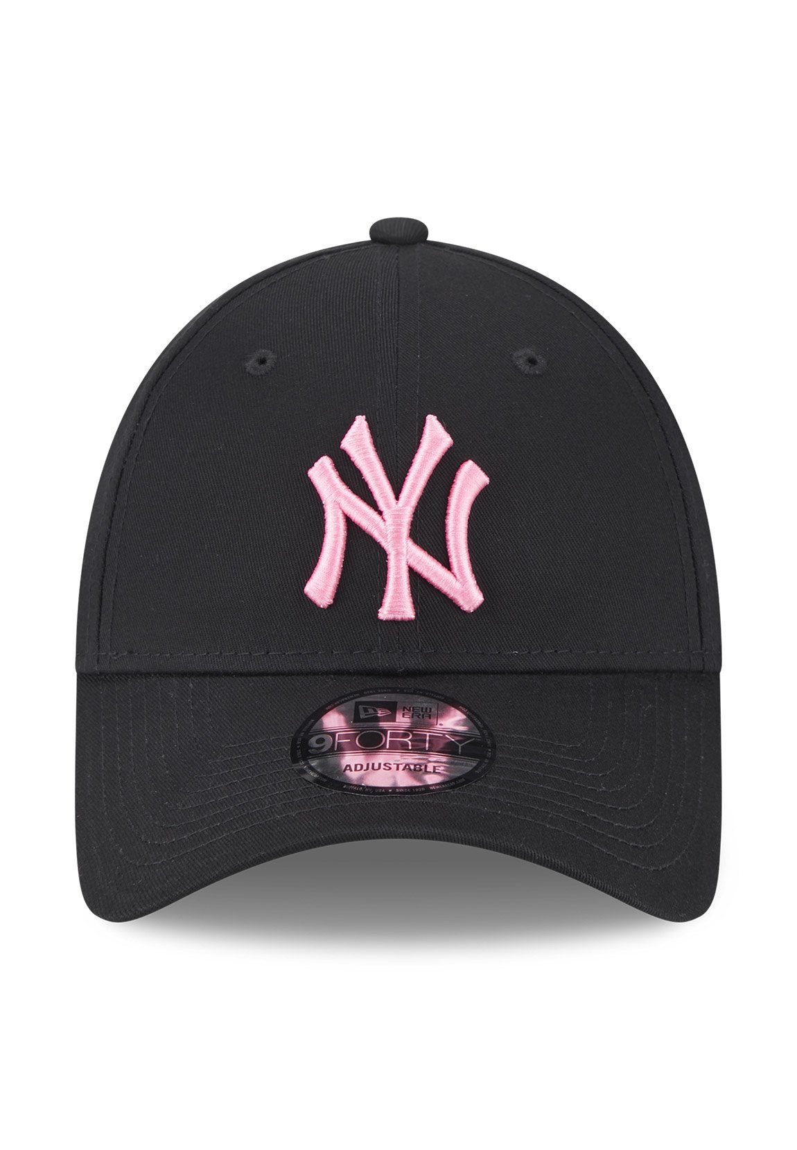 9Forty Adjustable Neon Pink Baseball New NY New YANKEES Schwarz Cap Era Cap Era schwarz-pink
