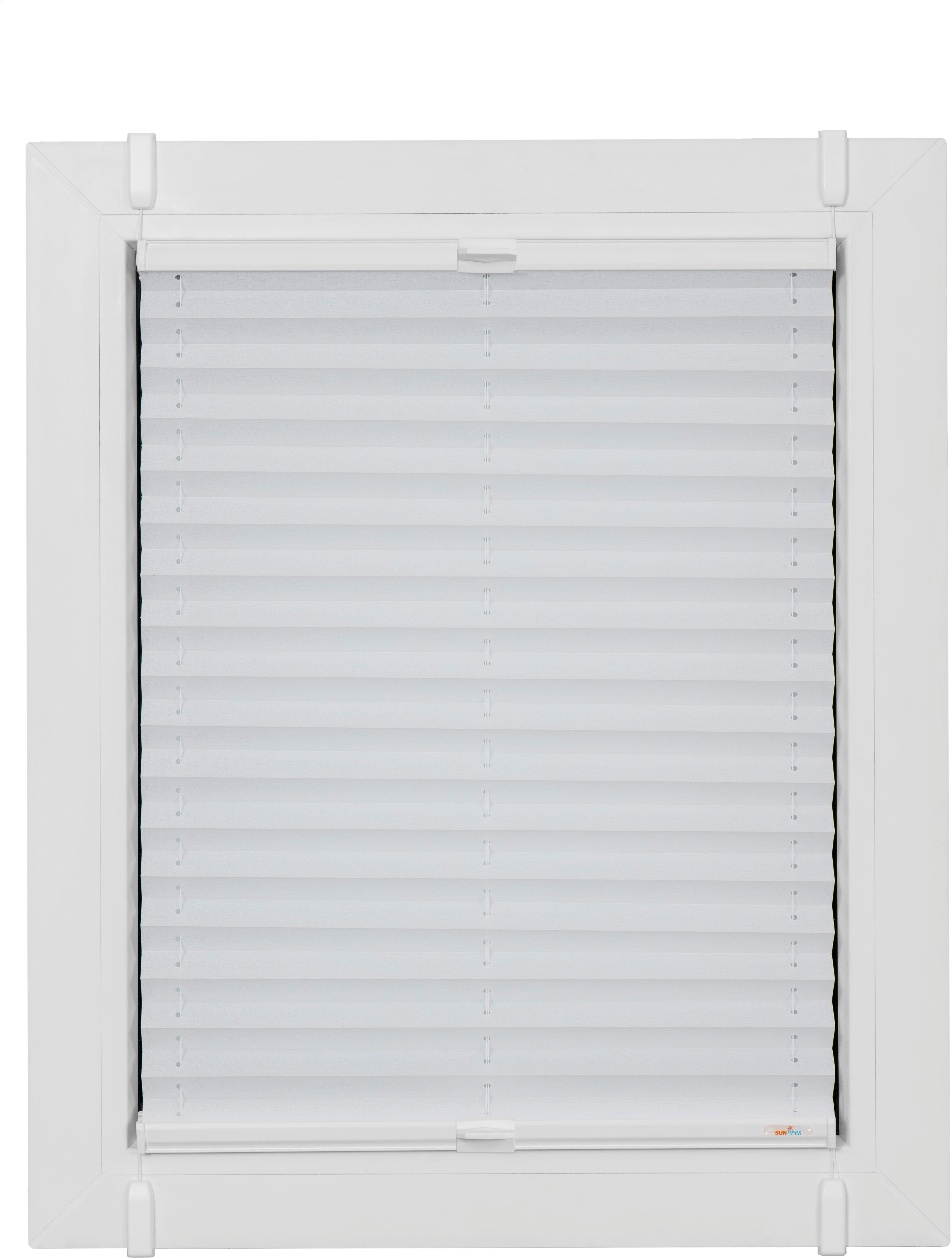 sunlines Plissee »One Size Style Crepe«, blickdicht, ohne Bohren, verspannt günstig online kaufen