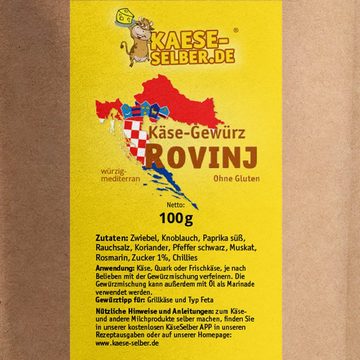KAESE-SELBER.DE Back-Set kaese-selber.de Käsegewürz Rovinj 100 g, (1-tlg)