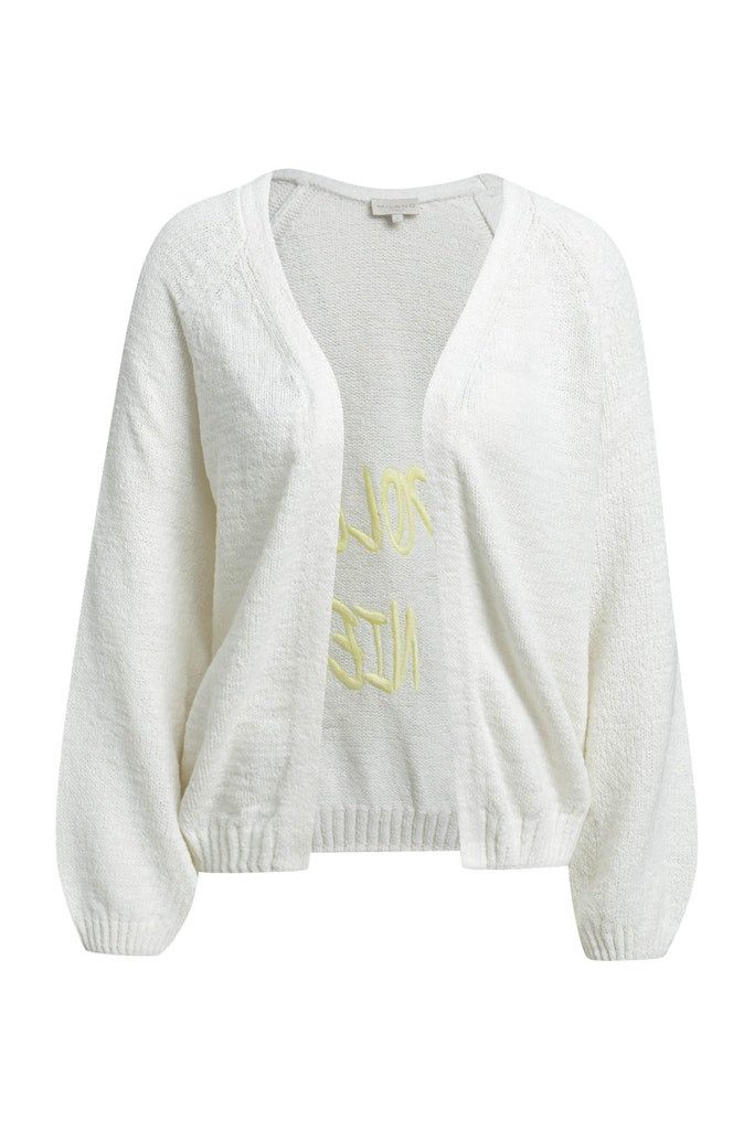 Milano Italy Strickjacke OVERSIZED OPEN CARDIGAN WITH 1/1 RA