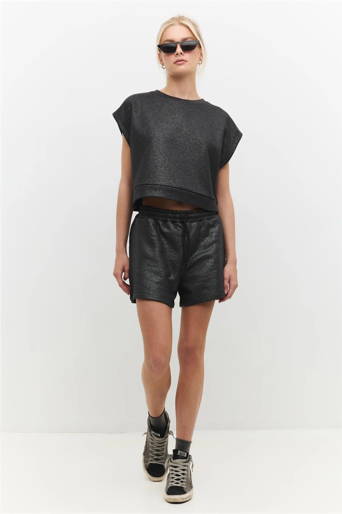 Shorts Shorts mit Taschen und elastischem Bund