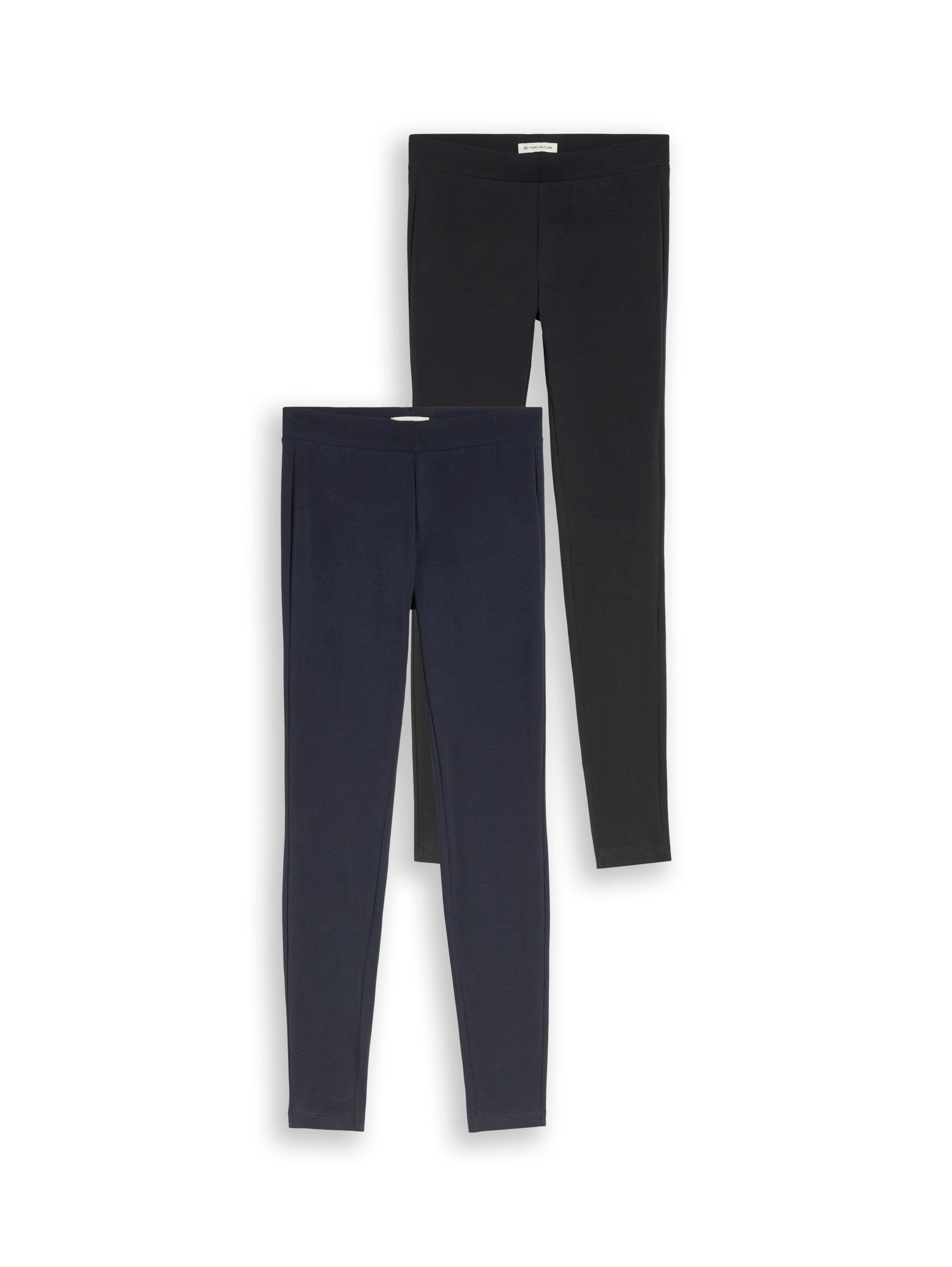 TOM TAILOR Leggings (Packung, 2-tlg) 2er Pack Stretch-Leggins / für Kids