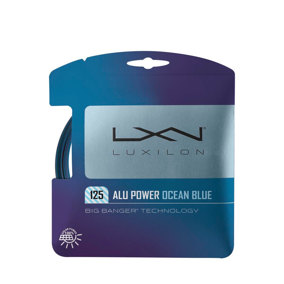 Tennissaite Alu Power 1.25 (Haltbarkeit+Power) ozeanblau 12m Set