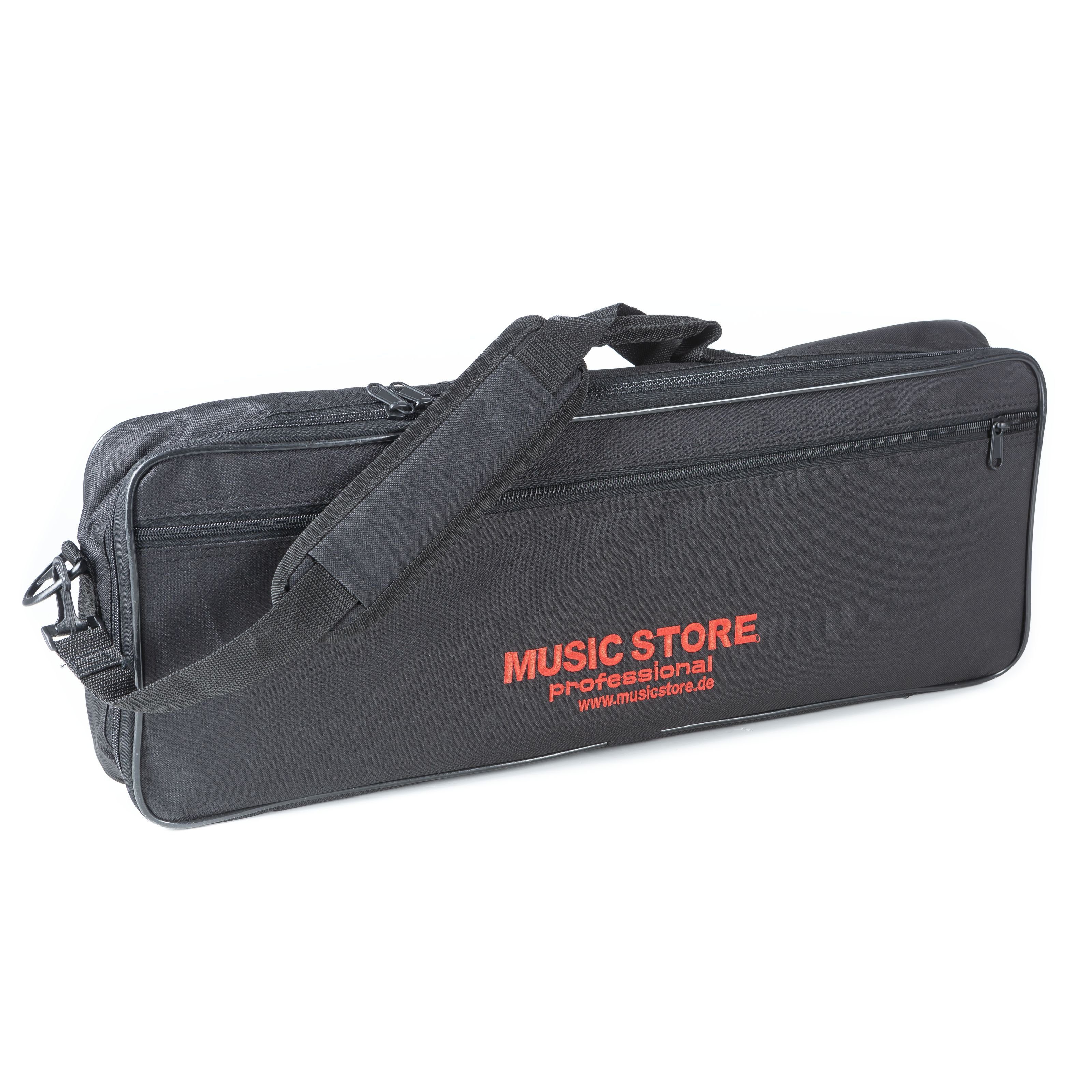 MUSIC STORE Piano-Transporttasche (Keyboardtasche KCM 2, 60x21x6 cm, Schwarz, Synthetik, Reißverschluss, Soft-Grip-Tragegriff, Gigbags für Tasteninstrumente, Keyboardtasche Standard), Keyboardtasche, KCM 2, Soft-Grip-Tragegriff