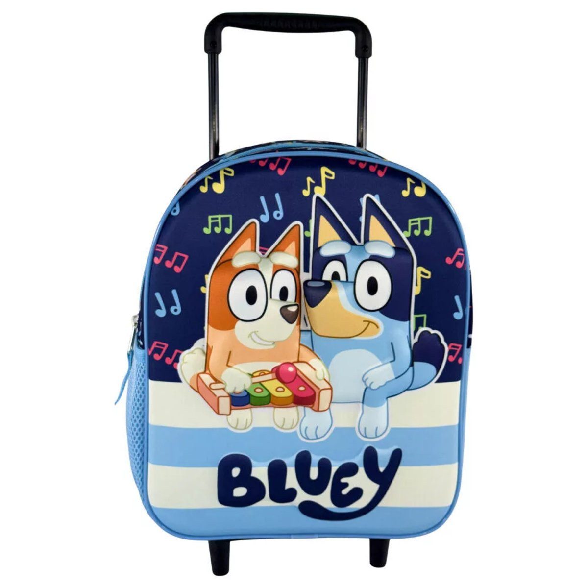 Bluey Rucksack Bluey Dreams rollbarer Kindergarten 3D-Rucksack, Tasche 32 cm