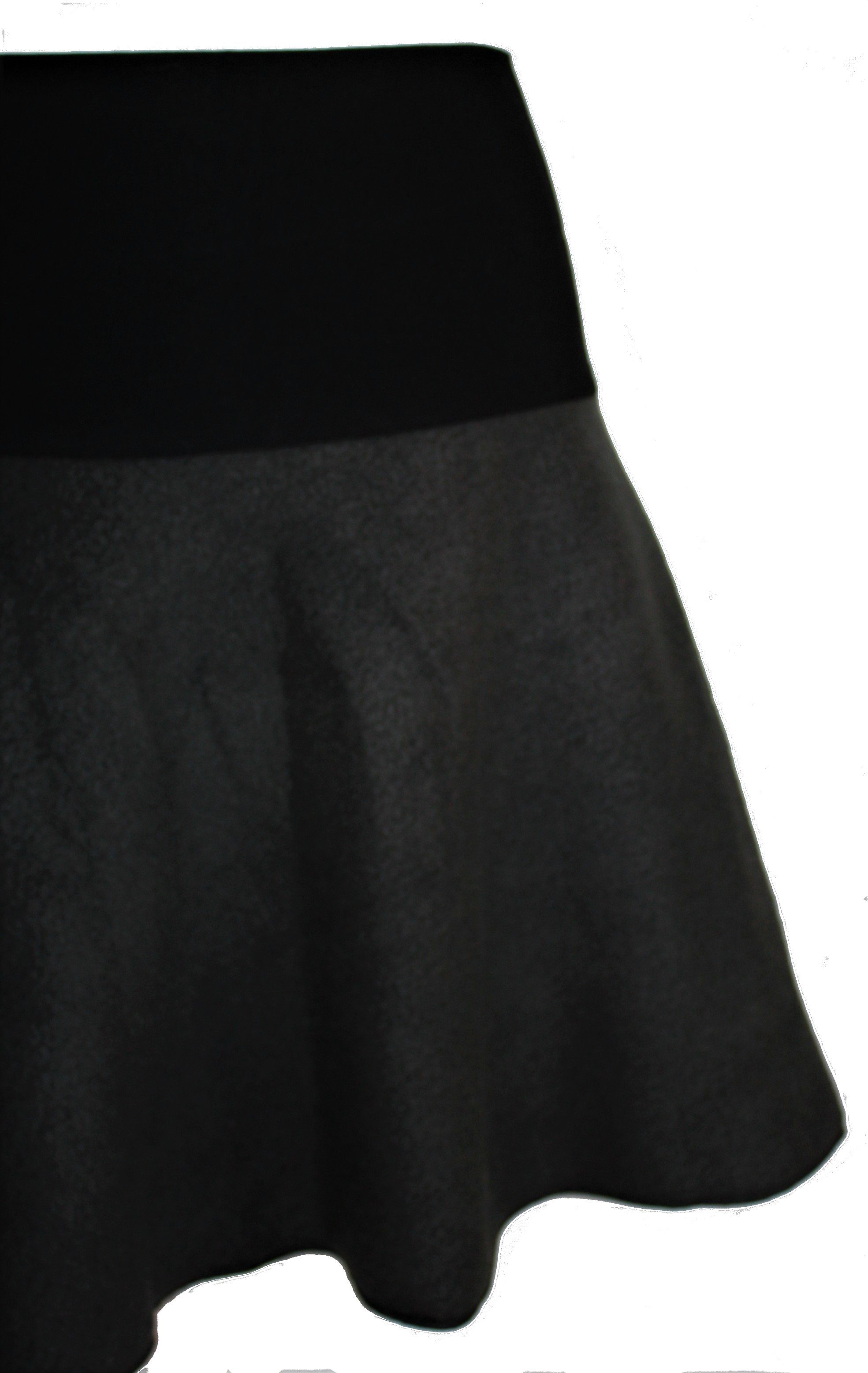 dunkle design Minirock Fleece 45cm Farbwahl günstig online kaufen